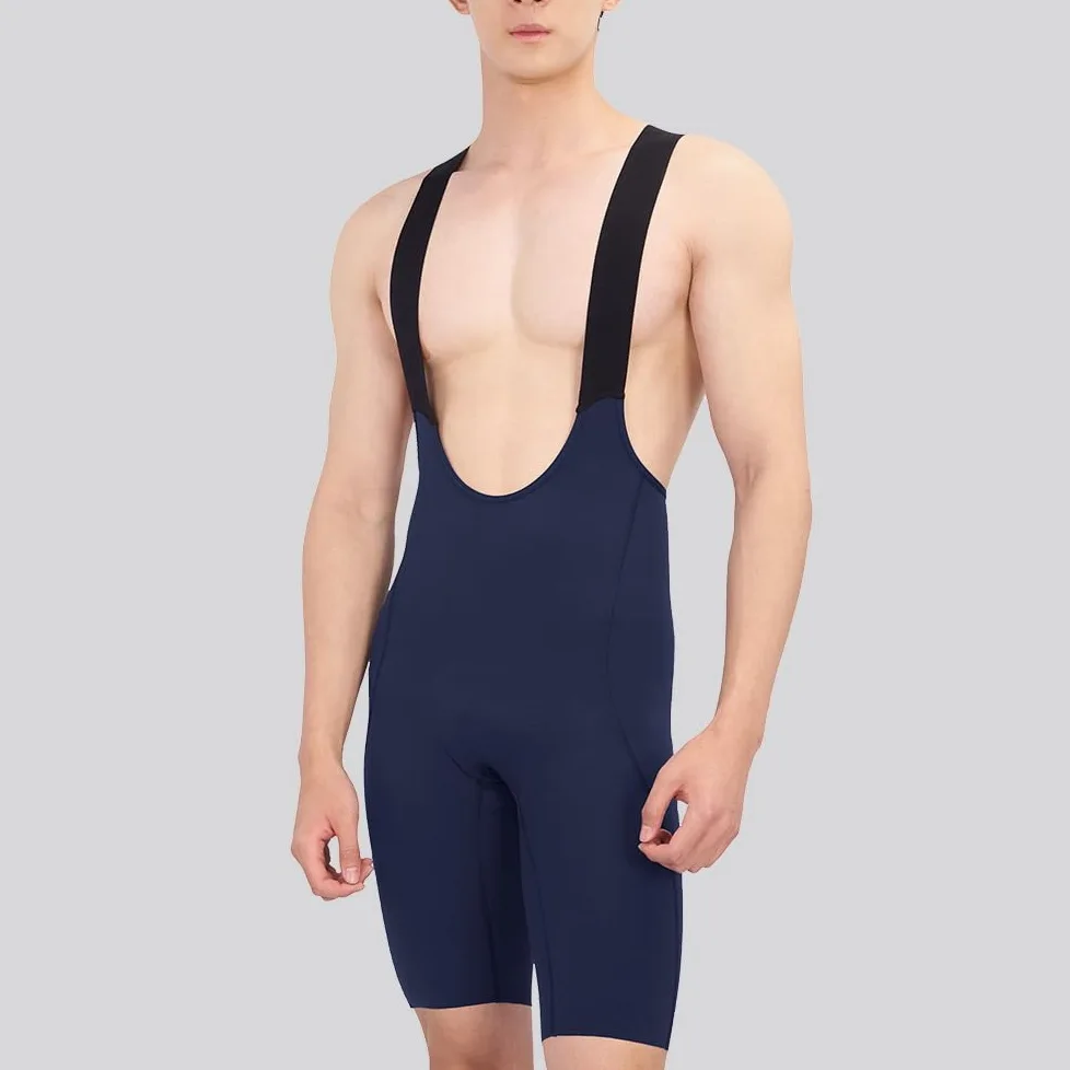 NUCKILY Cuissard de cyclisme à bretelles pour homme, cuissard de cyclisme rembourré de qualité compétition à séchage rapide pour vélo sur route et montagne