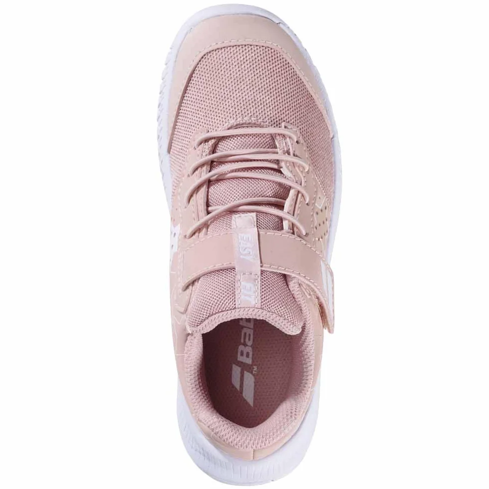 Babolat Enfants Pulsion Kid All Court GRL Chaussures De Tennis Chaussures Toutes Surfaces Rosé-Blanc EU Neu
