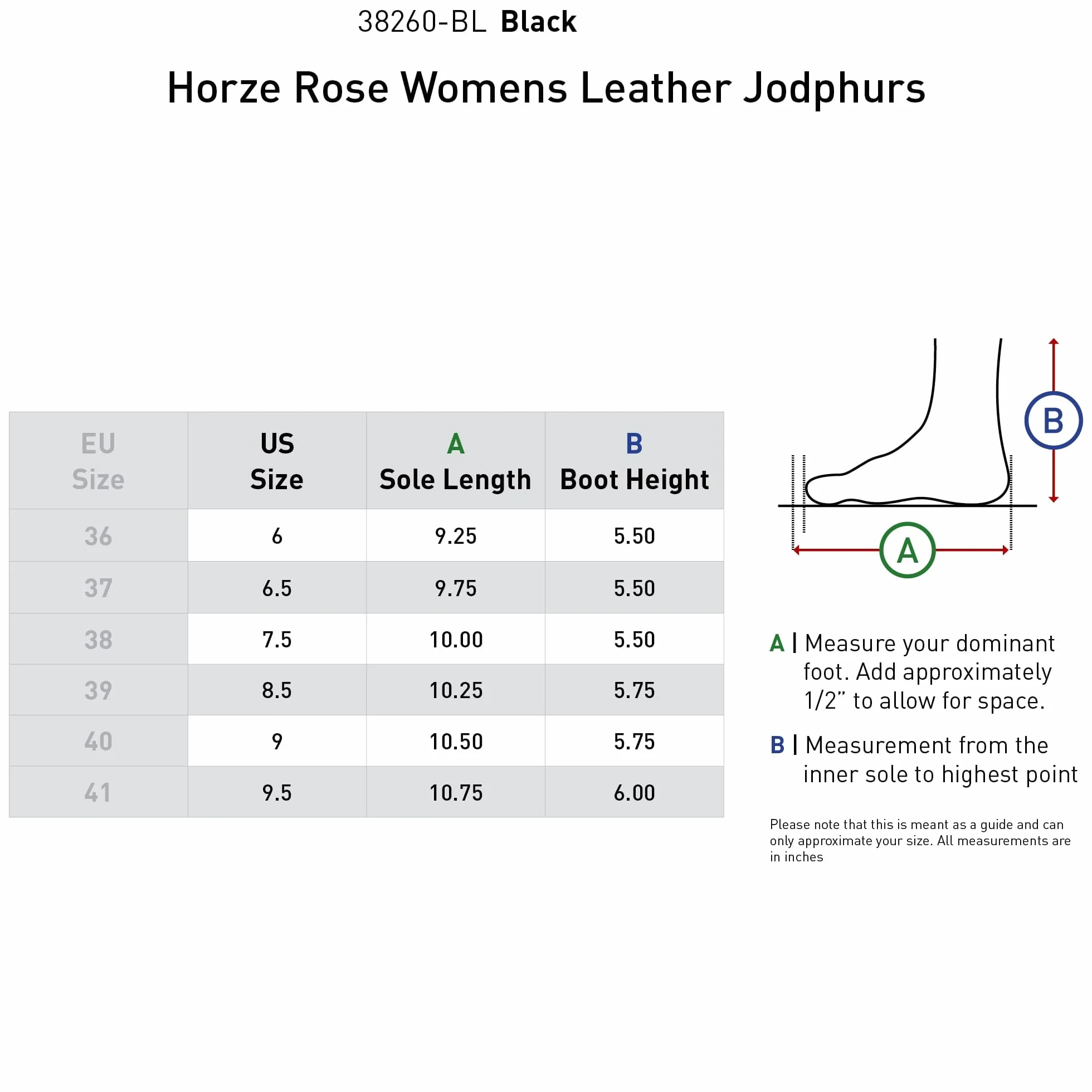 HORZE Bottines Jodphur en Cuir Rose avec Fermeture éclair sur Le Devant