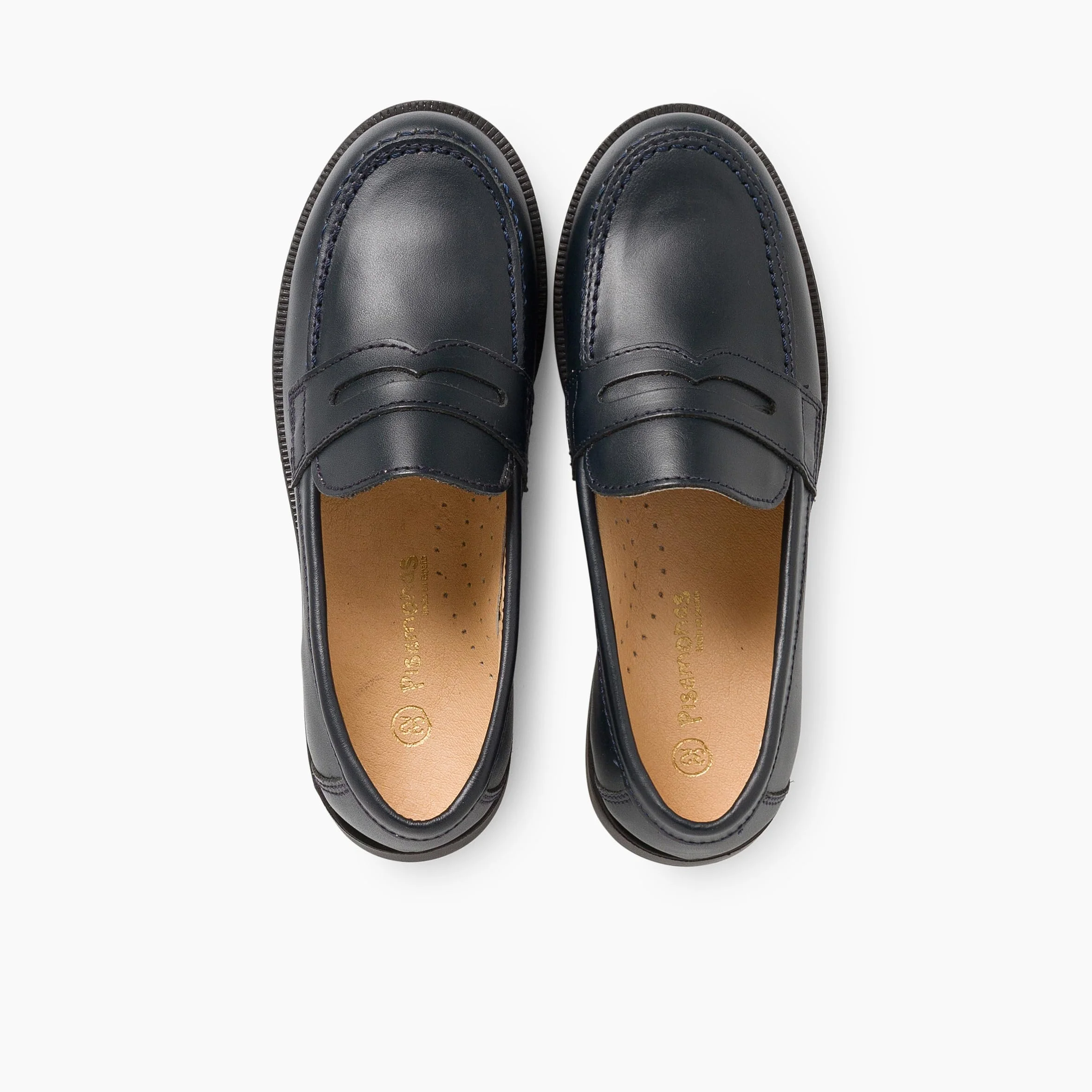 Pisamonas Chaussures d'école Garçon Mocassins Taille