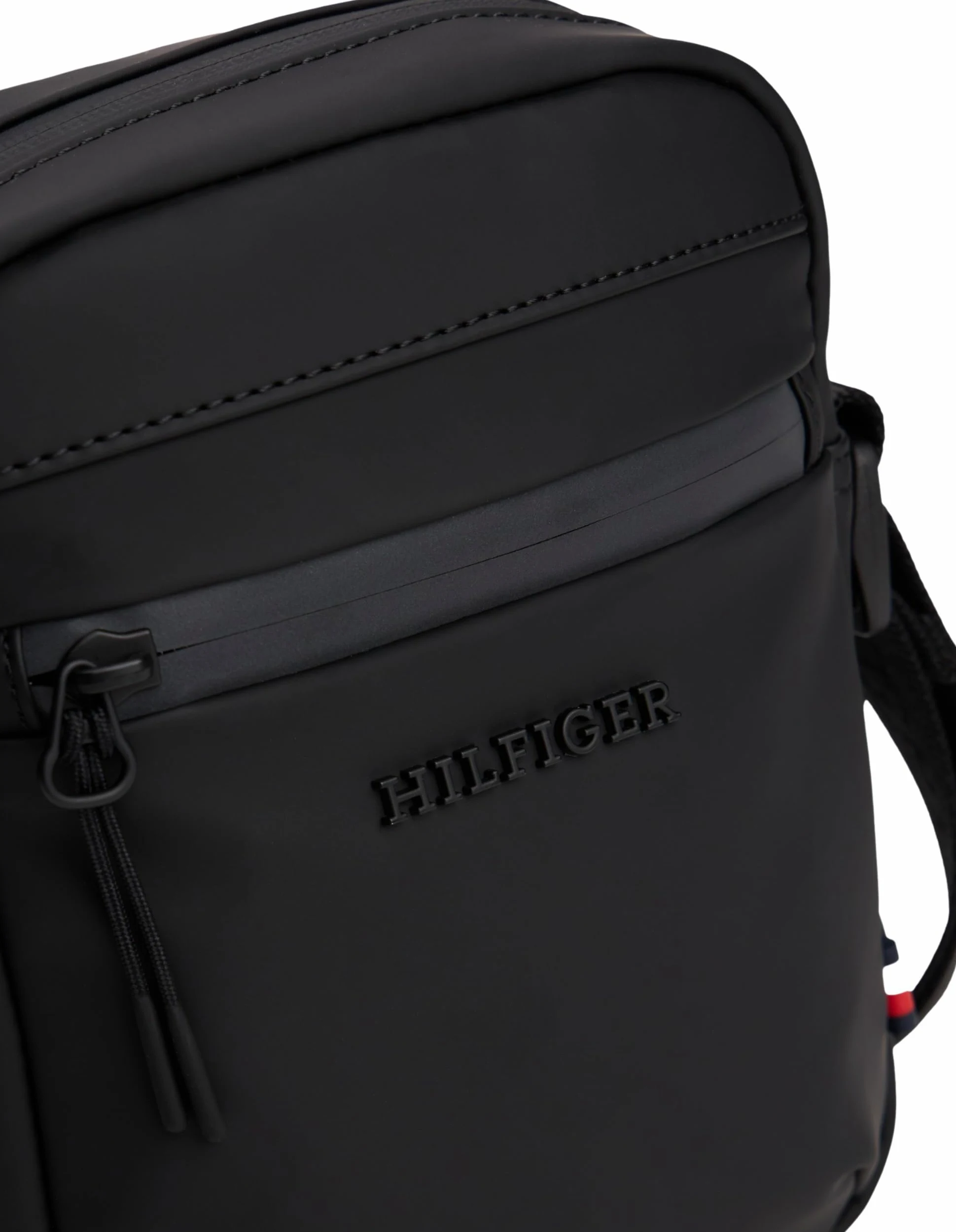 Tommy Hilfiger Sac à Bandoulière Sac Homme Mini Reporter Petit, Noir (Black), Taille Unique
