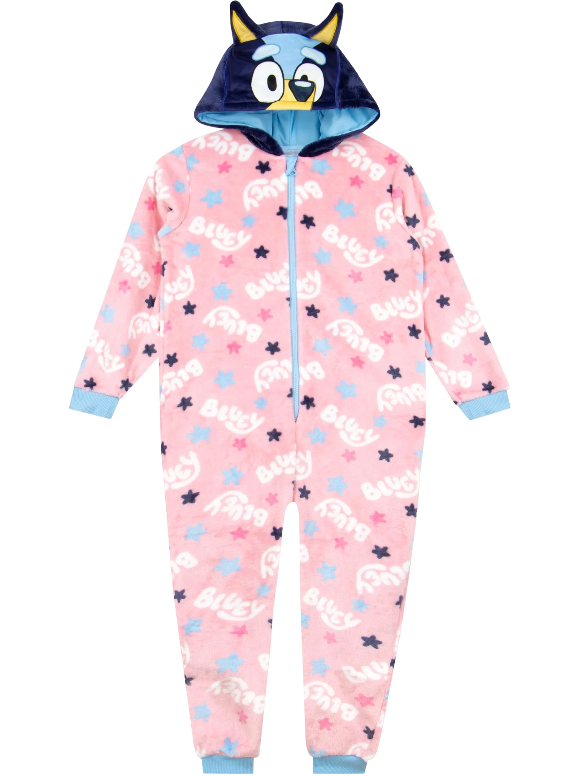 BlueY Pyjamas Bleus | Pyjamas Fille | Grenouille pour Enfants | Combinaison pour Enfants PJ's | Combinaison pour Enfants | 18 Mois et 8 Ans