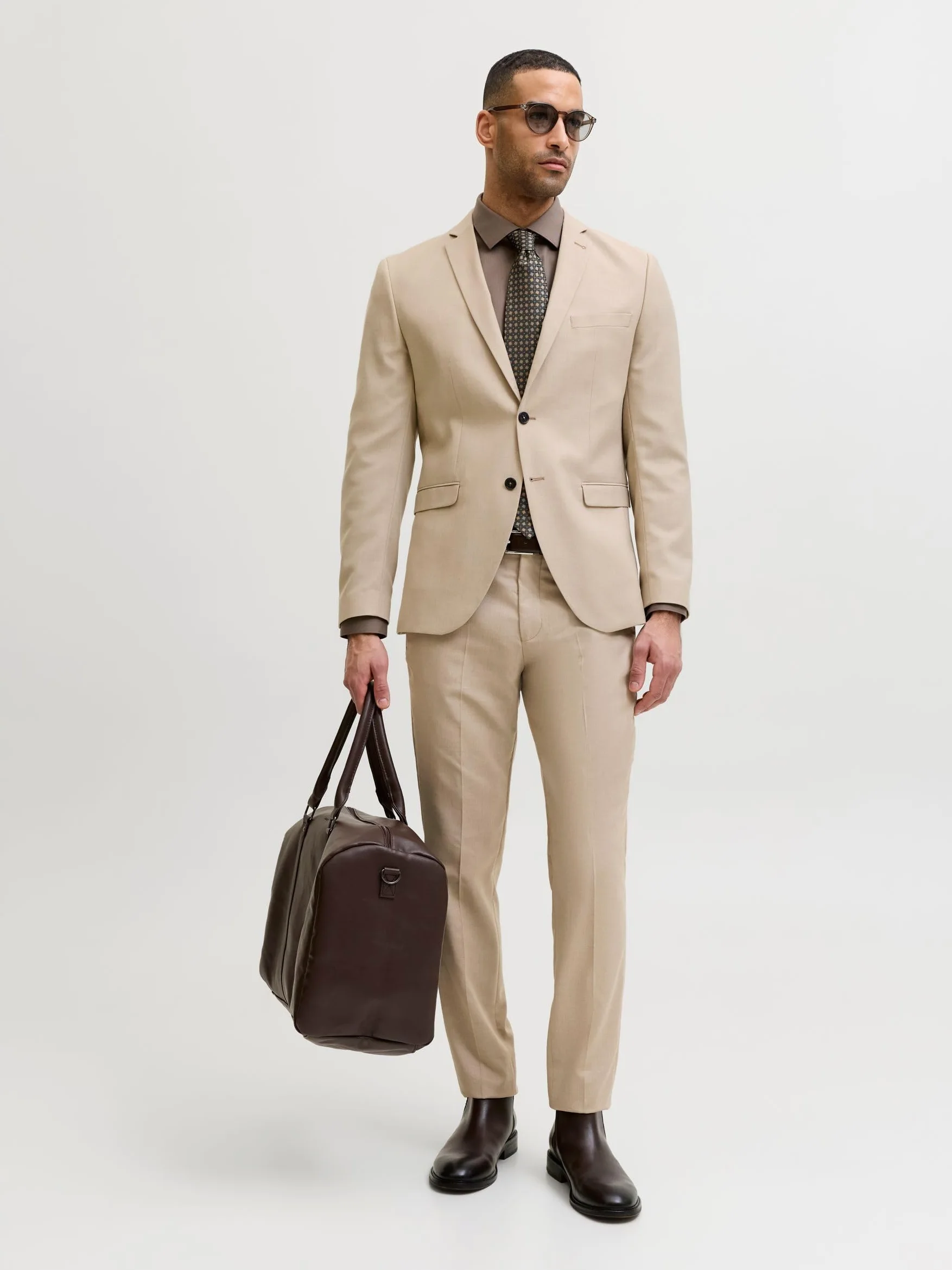 JACK & JONES Blazer croisé JPRSOLARIS Blazers Super Slim Fit | Blazer simple boutonnage