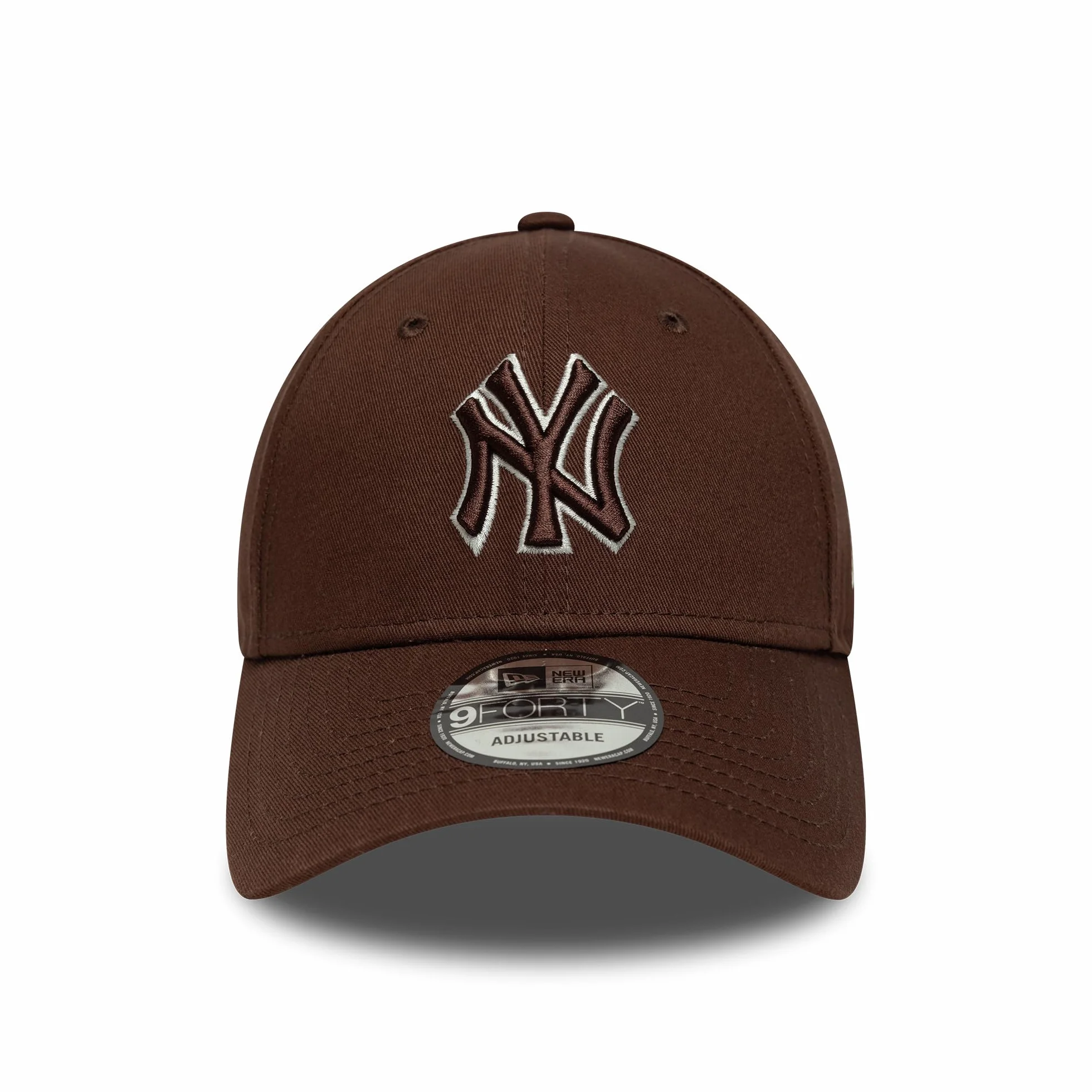 New Era Casquette 9Forty Properties NY MLBEra Femme/Homme - Curved Brim Cap de Baseball Boucle en Metal, avec Visiere Printemps-ete Printemps Ete Automne Hiver