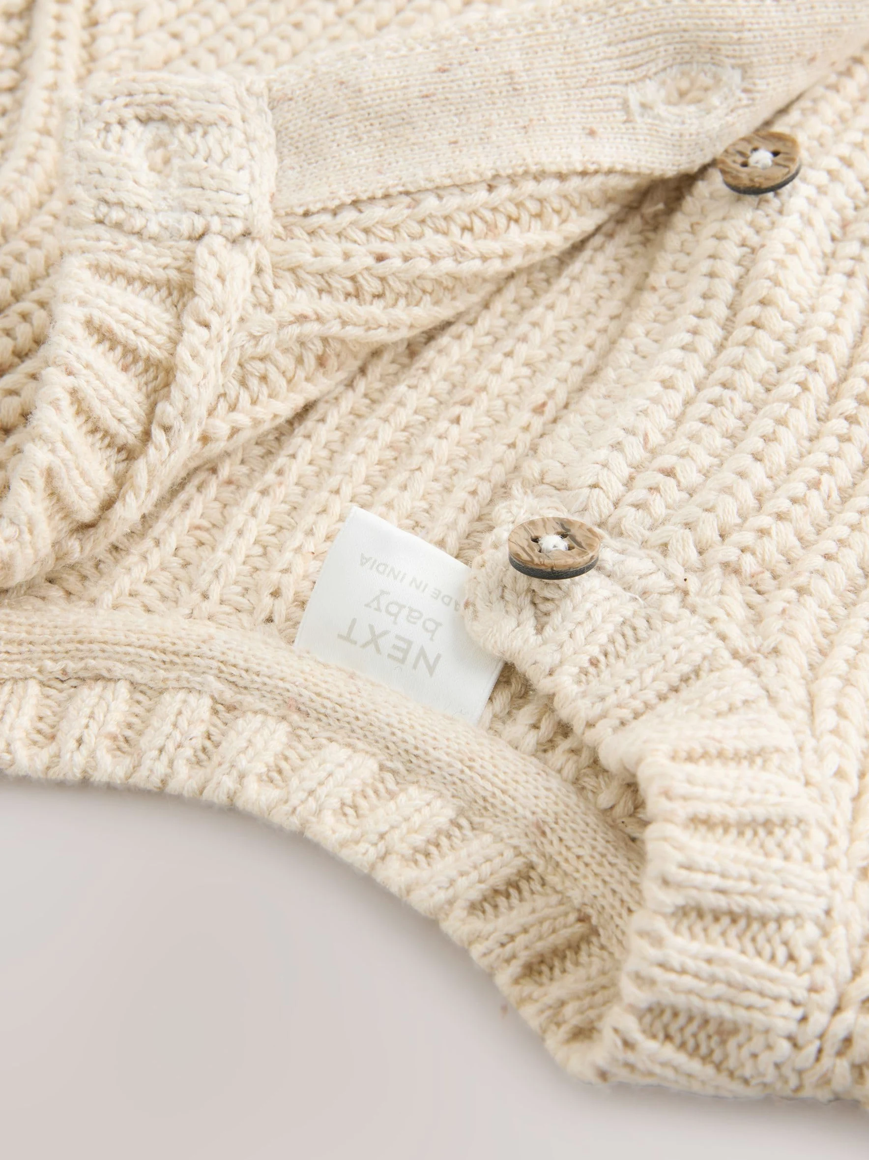 NEXT Bébé Cardigan épais en Maille brodée pour bébé