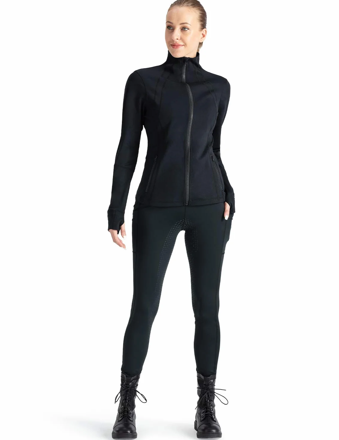 NAVISKIN Femme Pantalon d'équitation Active, Culotte à Fond Silicone,Fond intégral,Serré,Culottes d'équitation