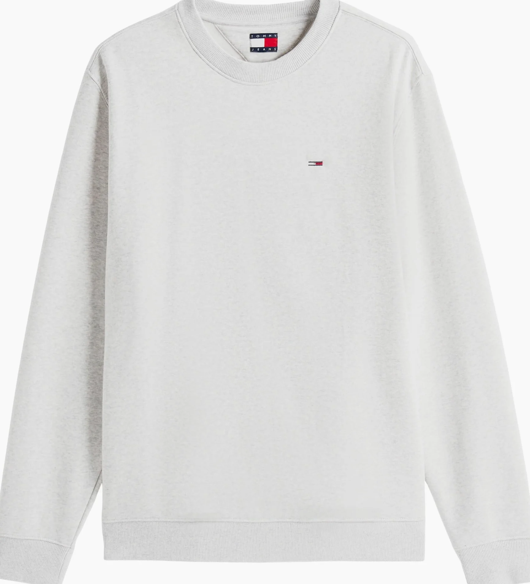 Tommy Jeans Sweat Homme Regular Fit Flag Fleece Col Ras-du-Cou