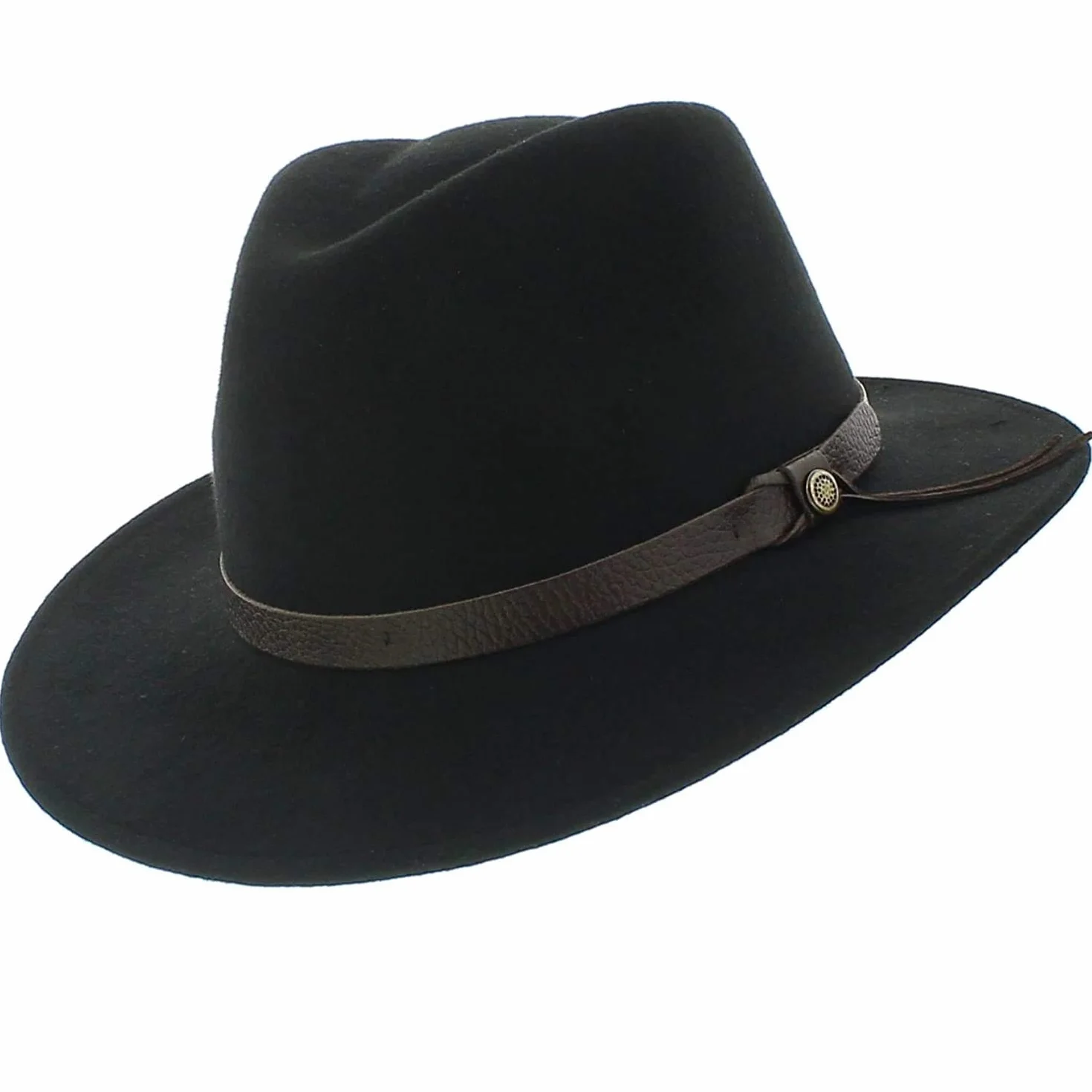 Chapeau Fedora - Feutre imperméable - Amance - Noir
