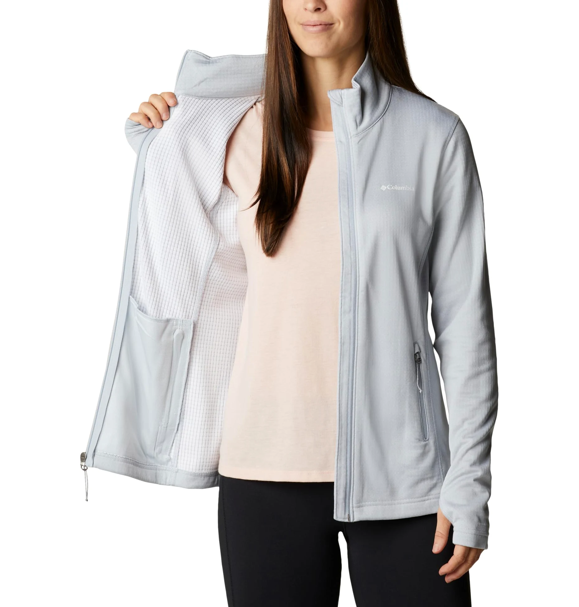 Columbia W Park View Grid Fleece Full Zip Veste Polaire Entièrement Zippée Femme