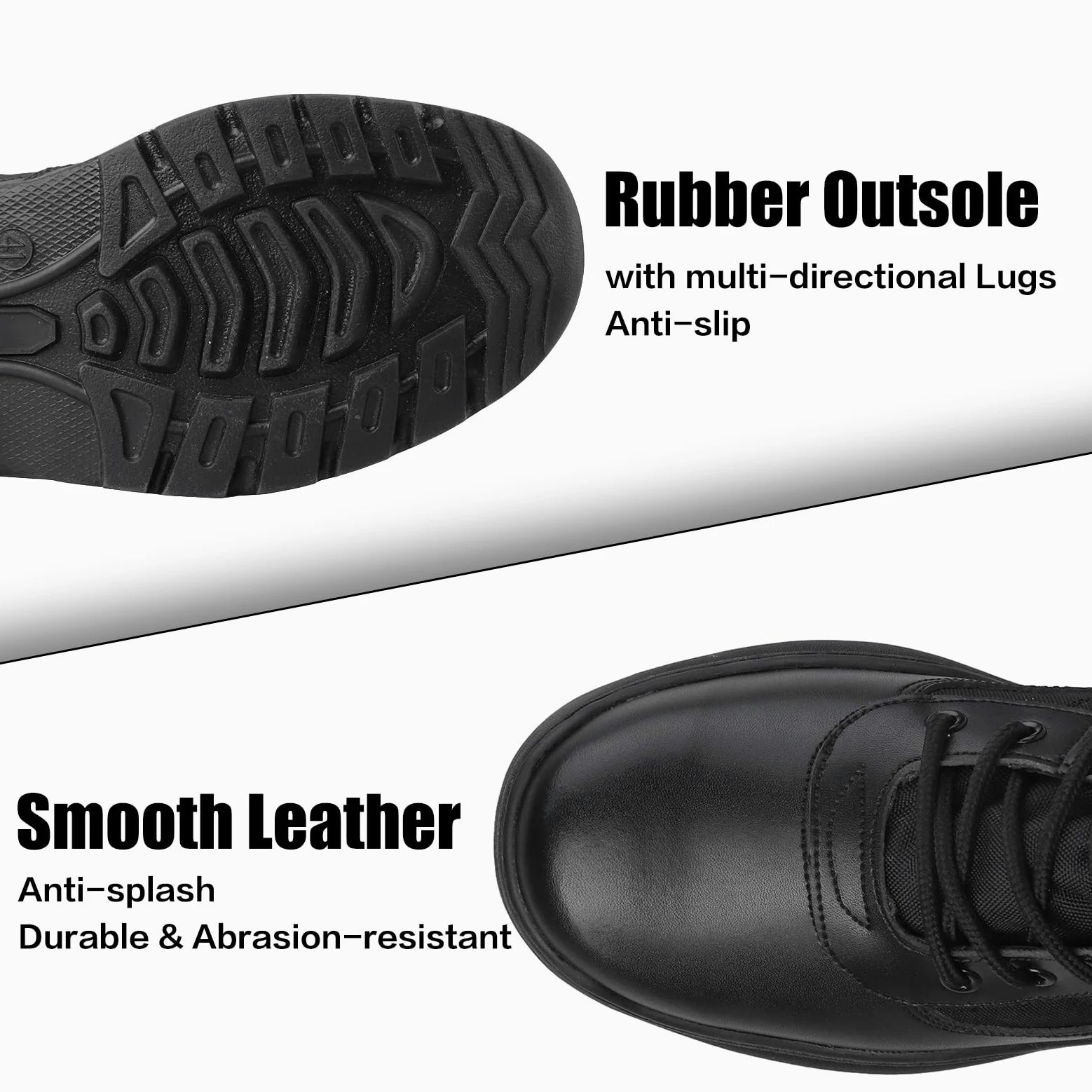 Rangers Militaire Homme Bottes Tactique Botte Moto Homme Bottes Militaire Airsoft Bottes de Combat avec Fermeture éclair Antidérapante Chaussure de Randonnée