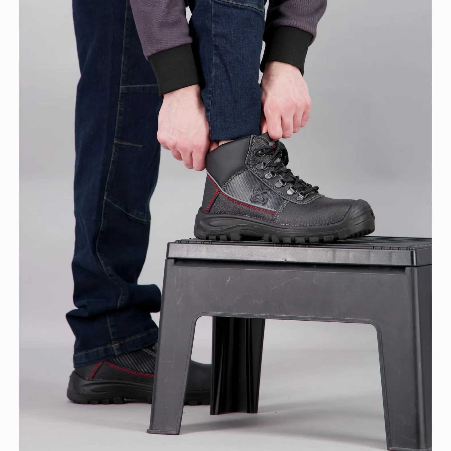 WÜRTH MODYF Chaussures de sécurité Hercules Montantes S3 SRC Noires Taille 45 Unisexe Travail Cuir Polyuréthane