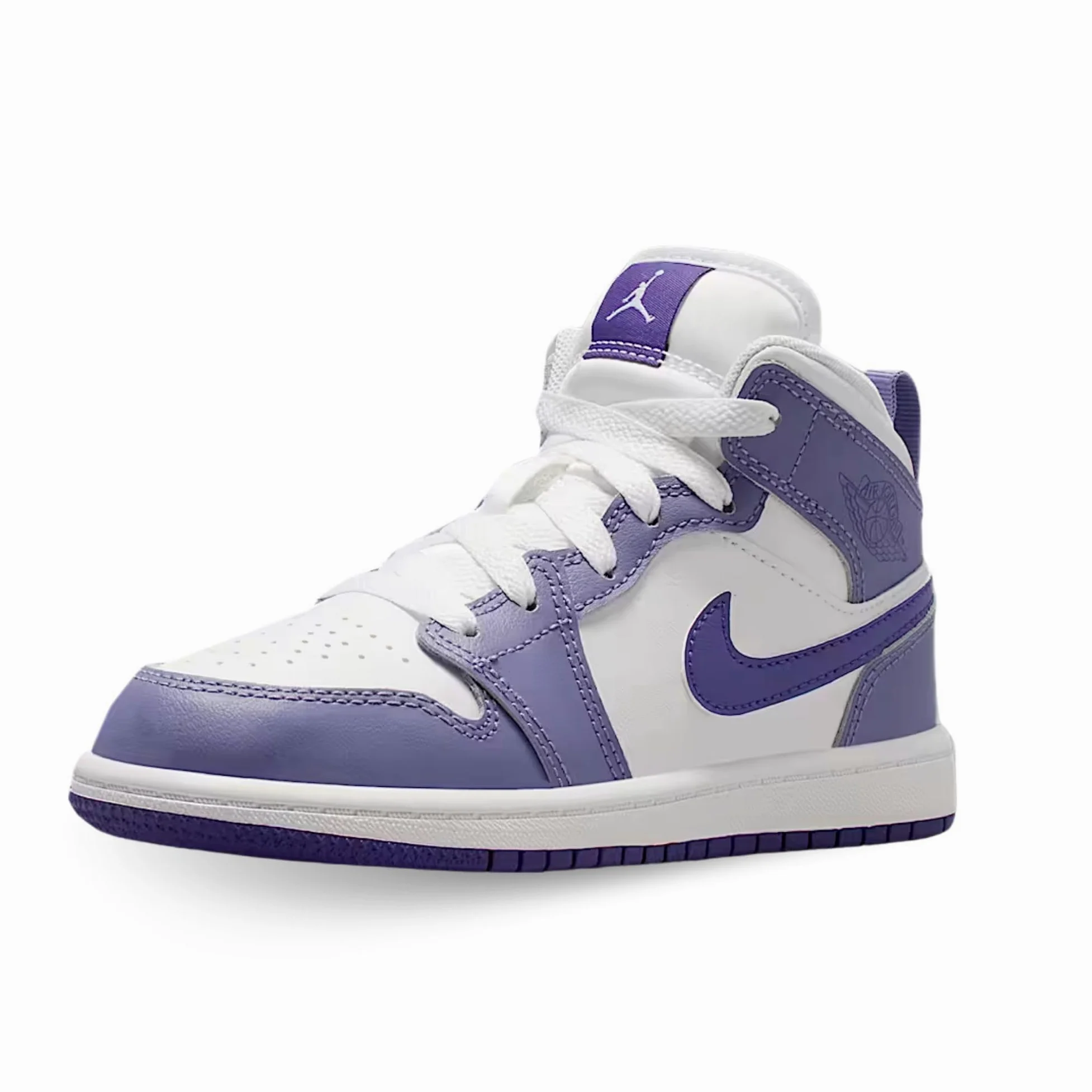 NIKE Chaussures Air Jordan 1 Mid (PS) Code DQ8424-500 Violet Enfants