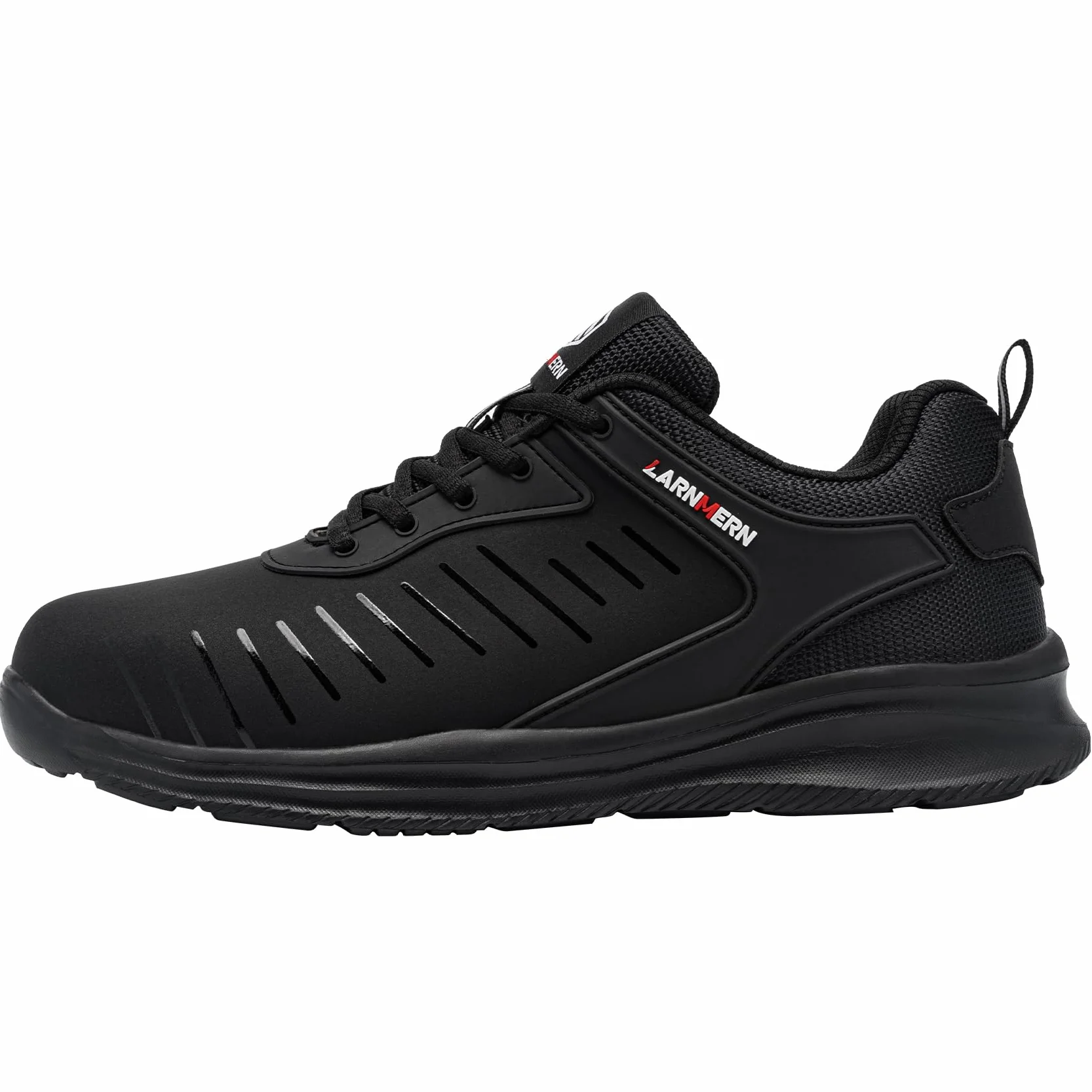 LARNMERN Chaussures de Sécurité Hommes Femme Anti-Piercing Baskets de Sécurité Embout en Acier Réfléchissant Chaussure de Travail Légere Respirant