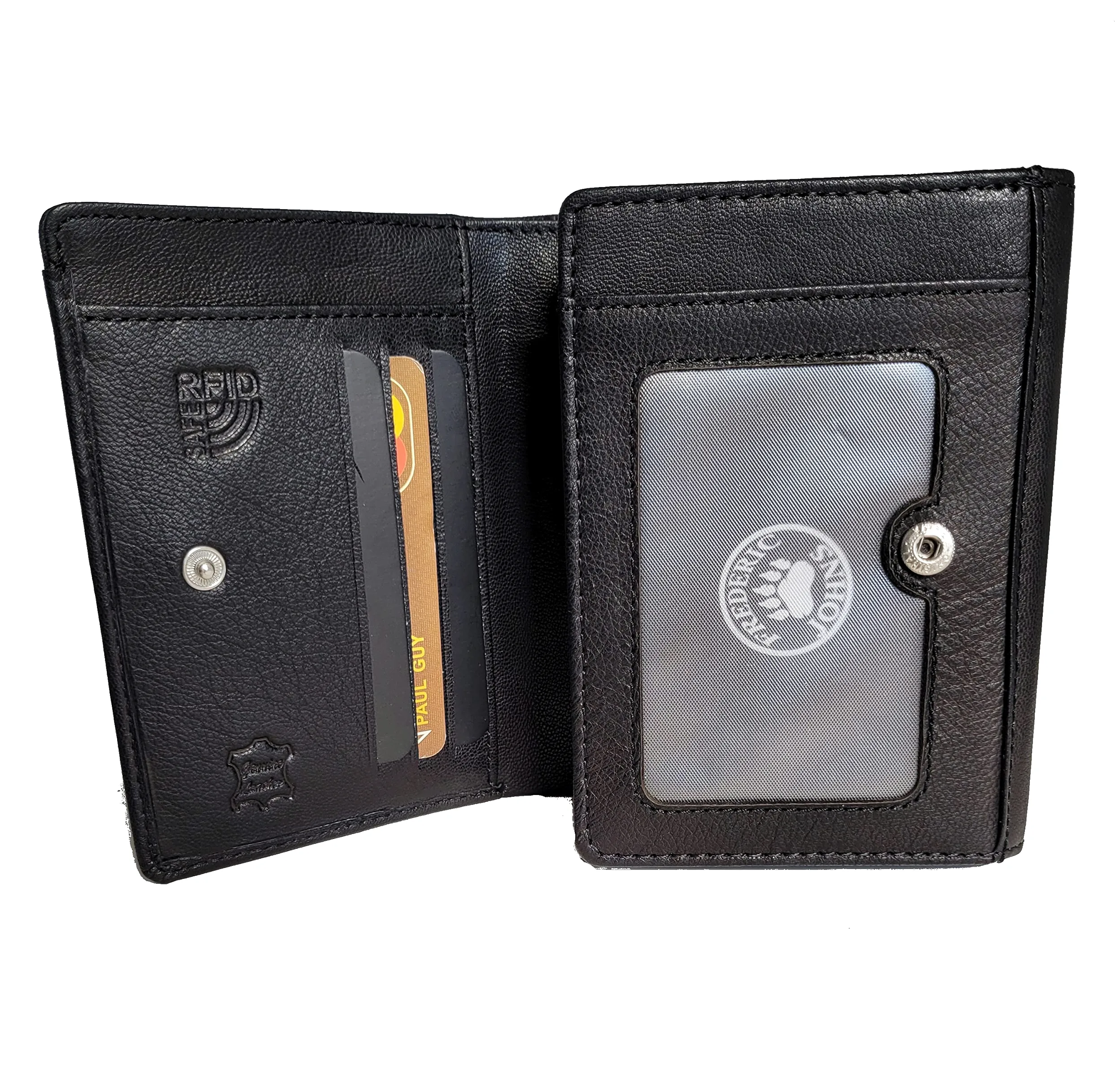 Monnayeur Euro en Cuir 8 Compartiments – Porte-Monnaie Trieur Rapide pour Serveur et Malvoyant – Grande Capacité, Résistant – Frédéric Johns