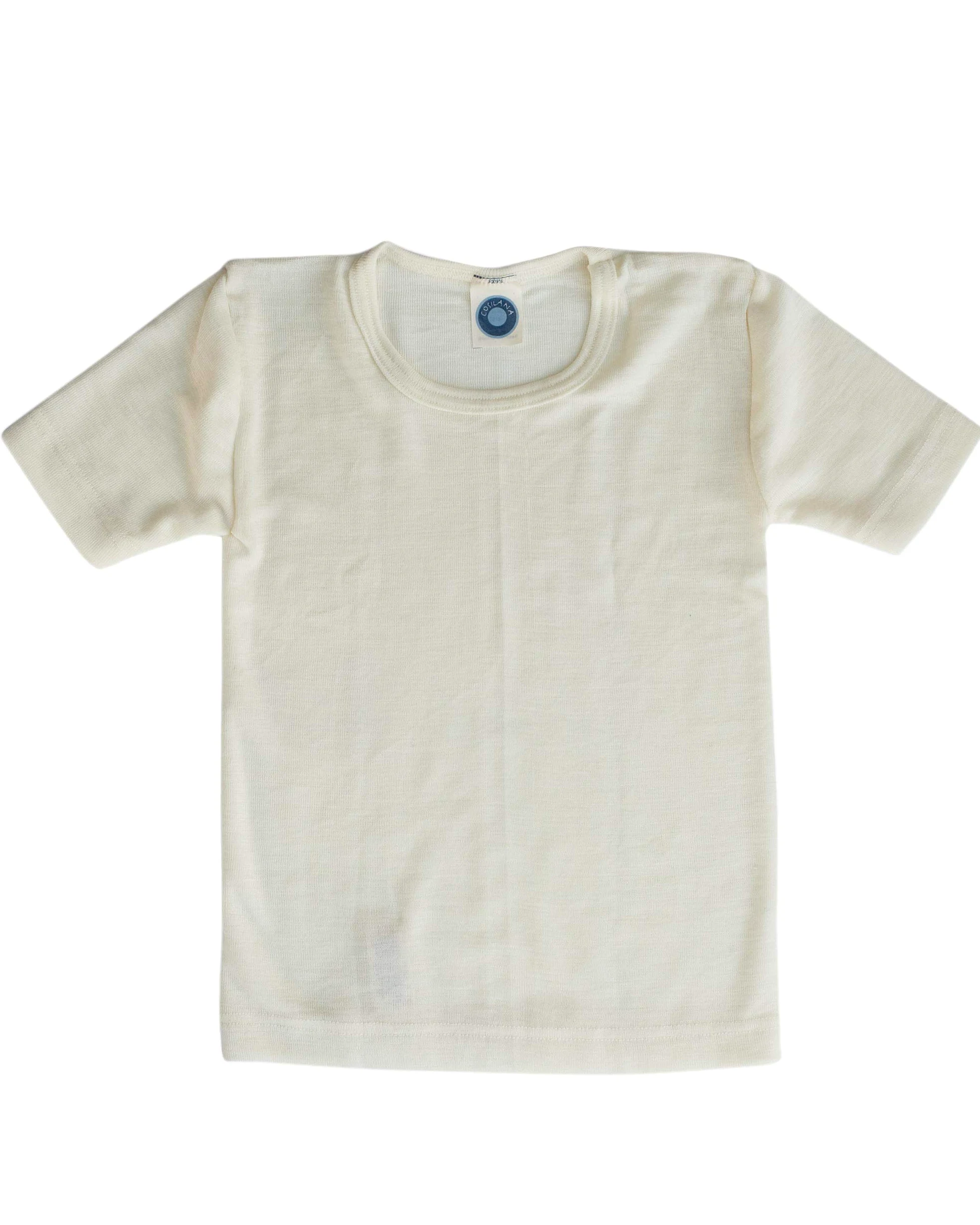 Cosilana, T-Shirt pour Enfant, 70% Laine et 30% Soie