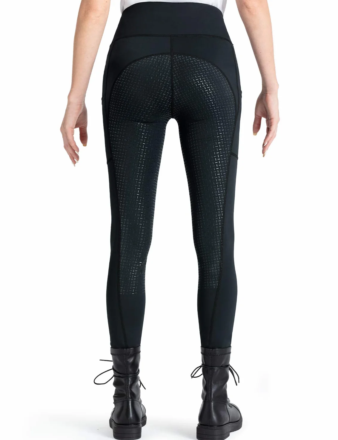 NAVISKIN Femme Pantalon d'équitation Active, Culotte à Fond Silicone,Fond intégral,Serré,Culottes d'équitation