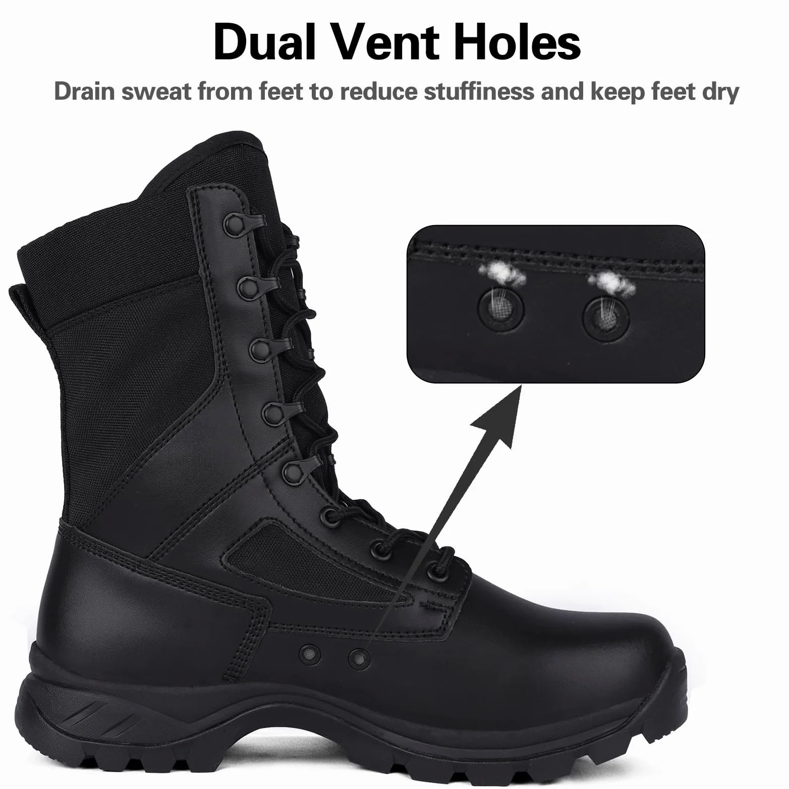 Bottes Militaires pour Hommes Bottes Tactiques Légères Chaussures de Randonnée Antidérapantes Bottes de Sécurité Durables Bottes de Désert Respirantes Bottes de Combat