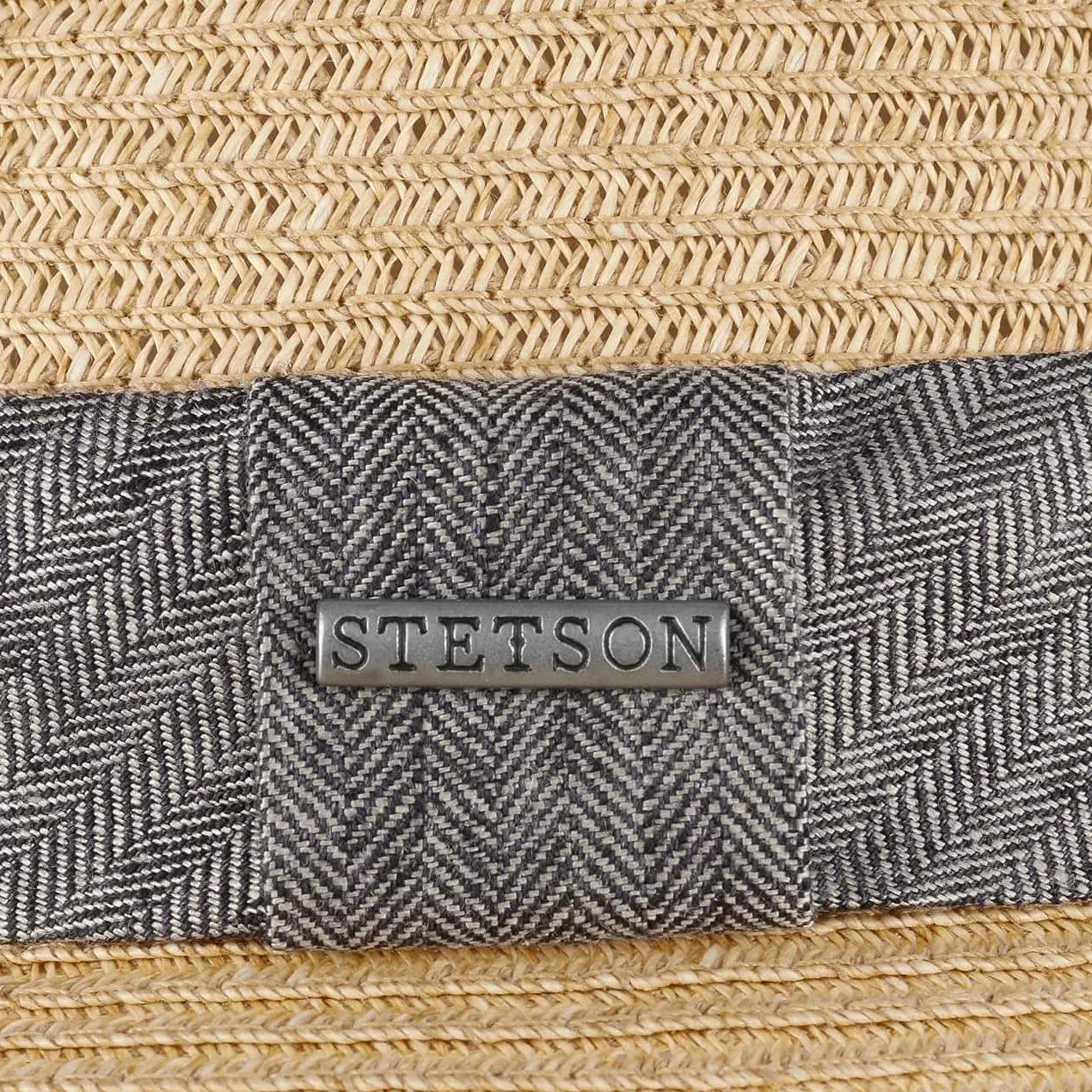 Stetson Chapeau en Paille Lintano Toyo Femme/Homme - Traveller de Soleil avec Ruban Gros Grain Printemps-ete Ete