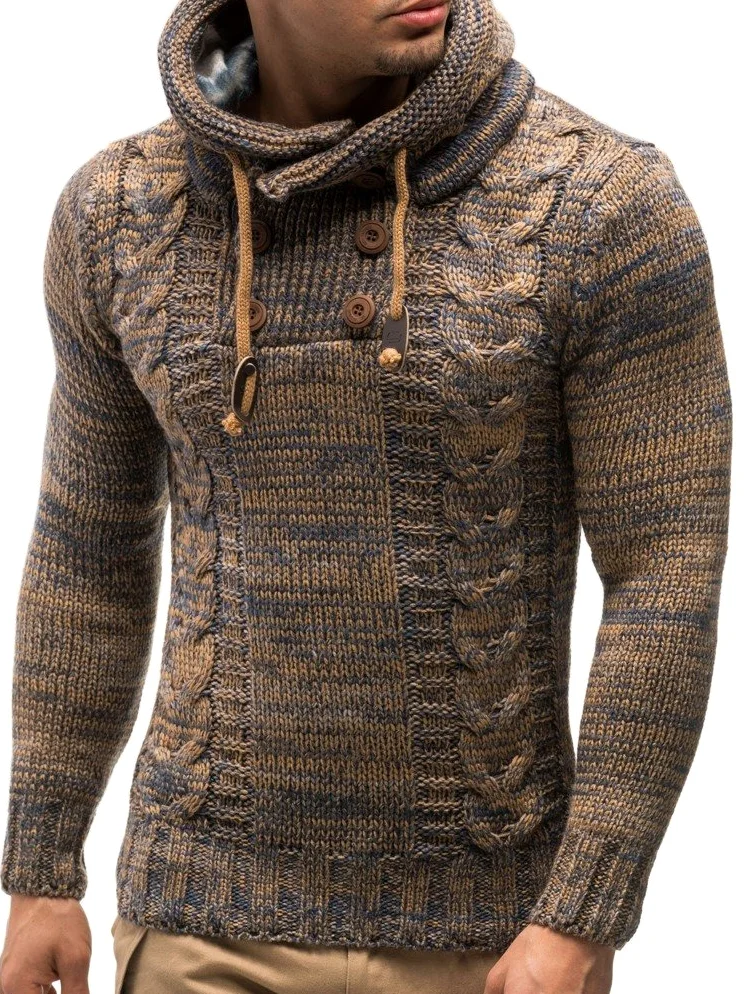 Leif Nelson Pull Tricoté Cardigan Homme