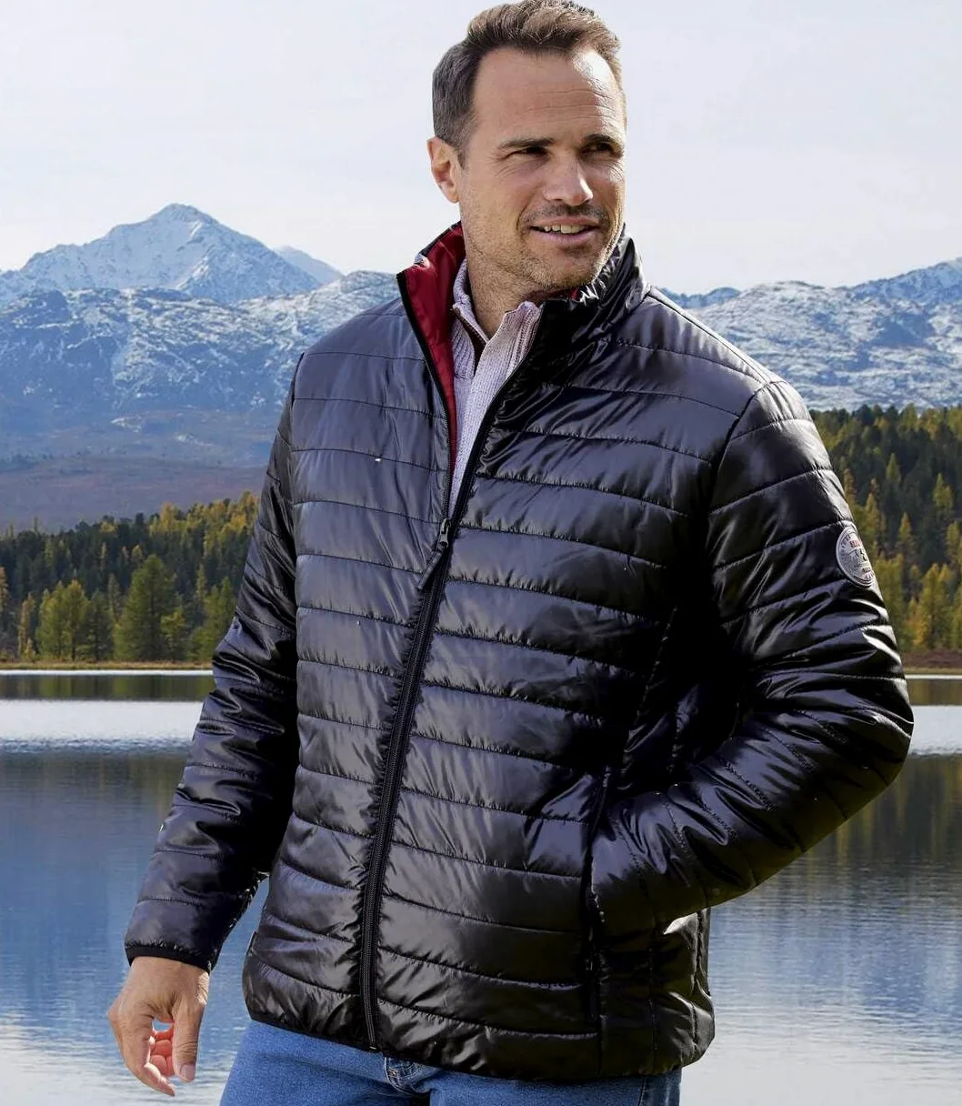 ATLAS FOR MEN - Doudoune Zippée - Déperlante, Chaude et Légère - Disponible en Grandes Tailles du M au 5XL