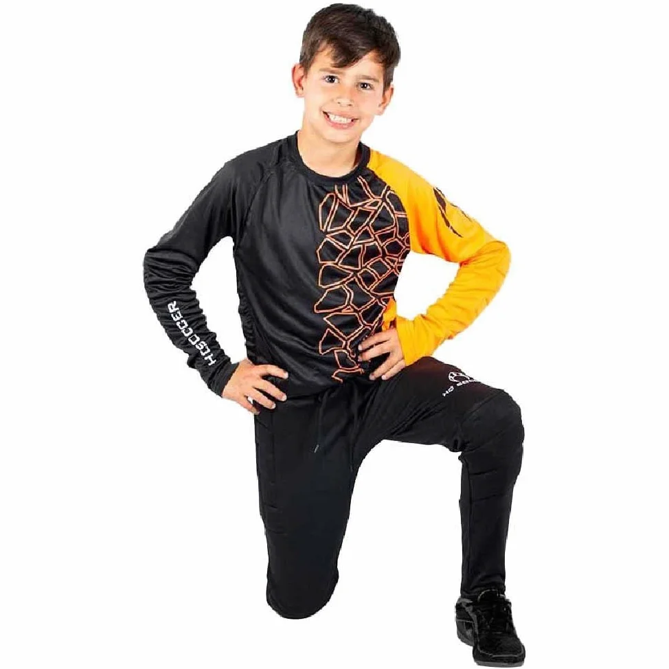 HO Soccer Kid Keeper Set Fraktur Orange Ensemble de gardien de but Unisexe Enfants Orange/Noir 14