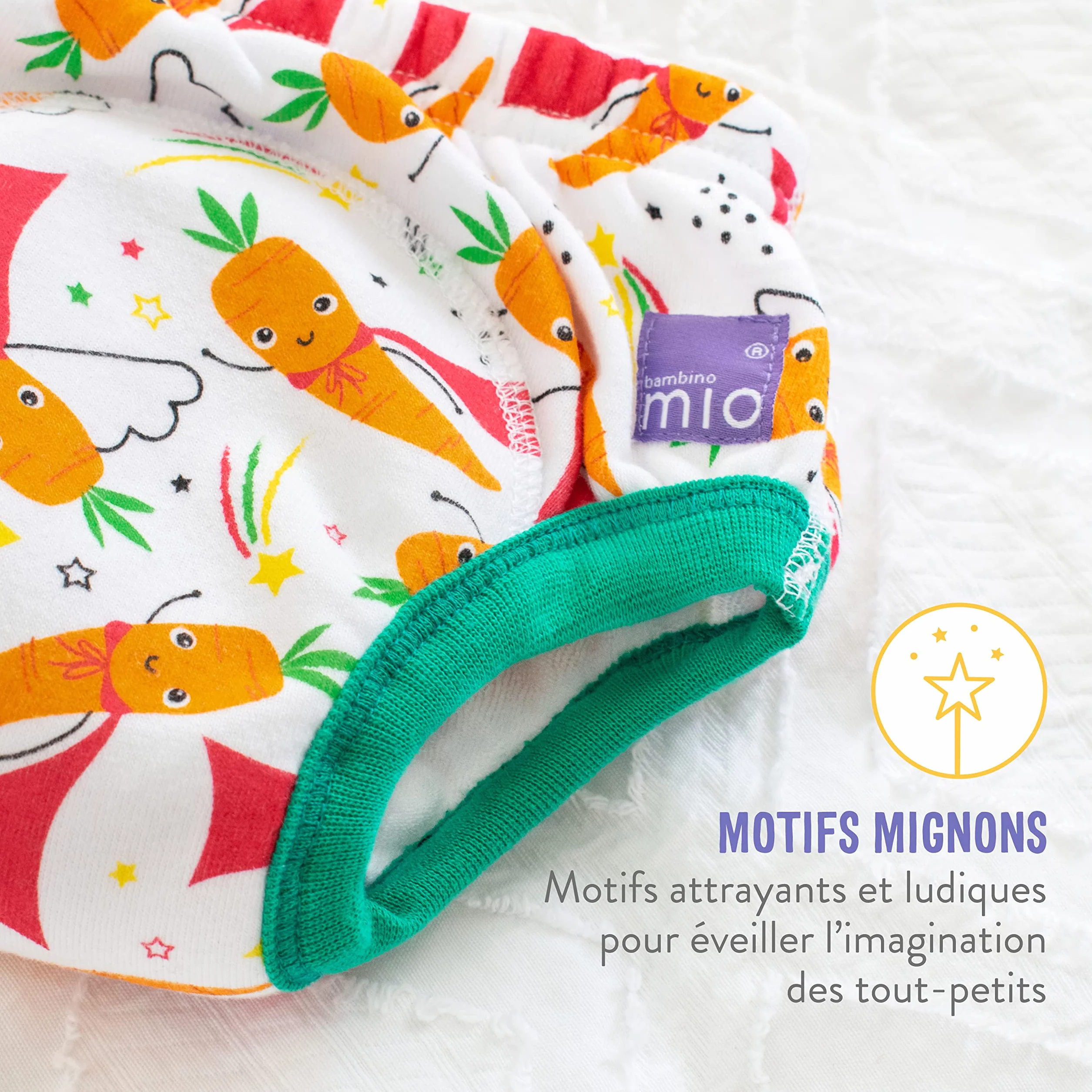 Bambino Mio Culotte d'apprentissage lavable, lot de 5, unisexe (2-3 ans - Dino) Pour les garçons et les filles