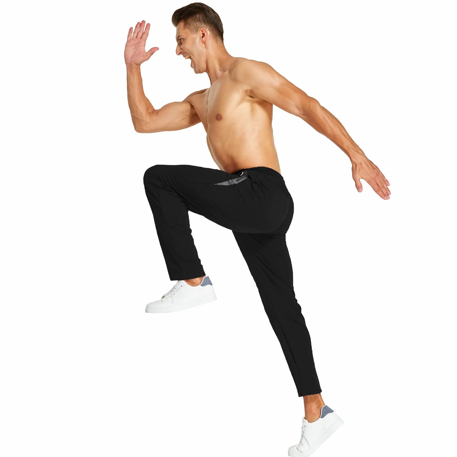 JustSun Jogging Homme Survetement Pantalons de Sport Coton Training Sportswear