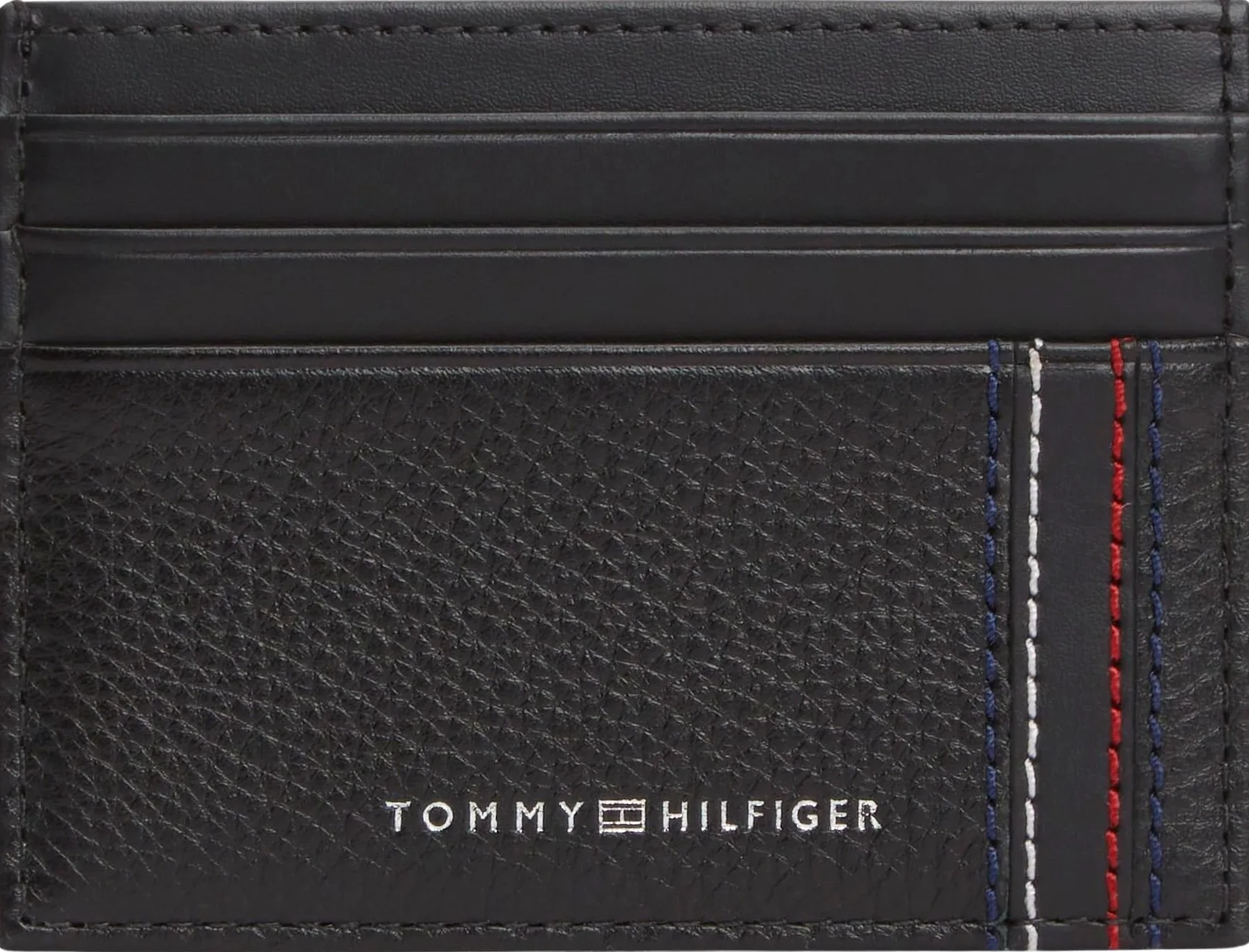 Tommy Hilfiger Porte-Cartes Th Central CC Holder AM0AM14228 pour Homme, Noir (Noir), Taille Unique