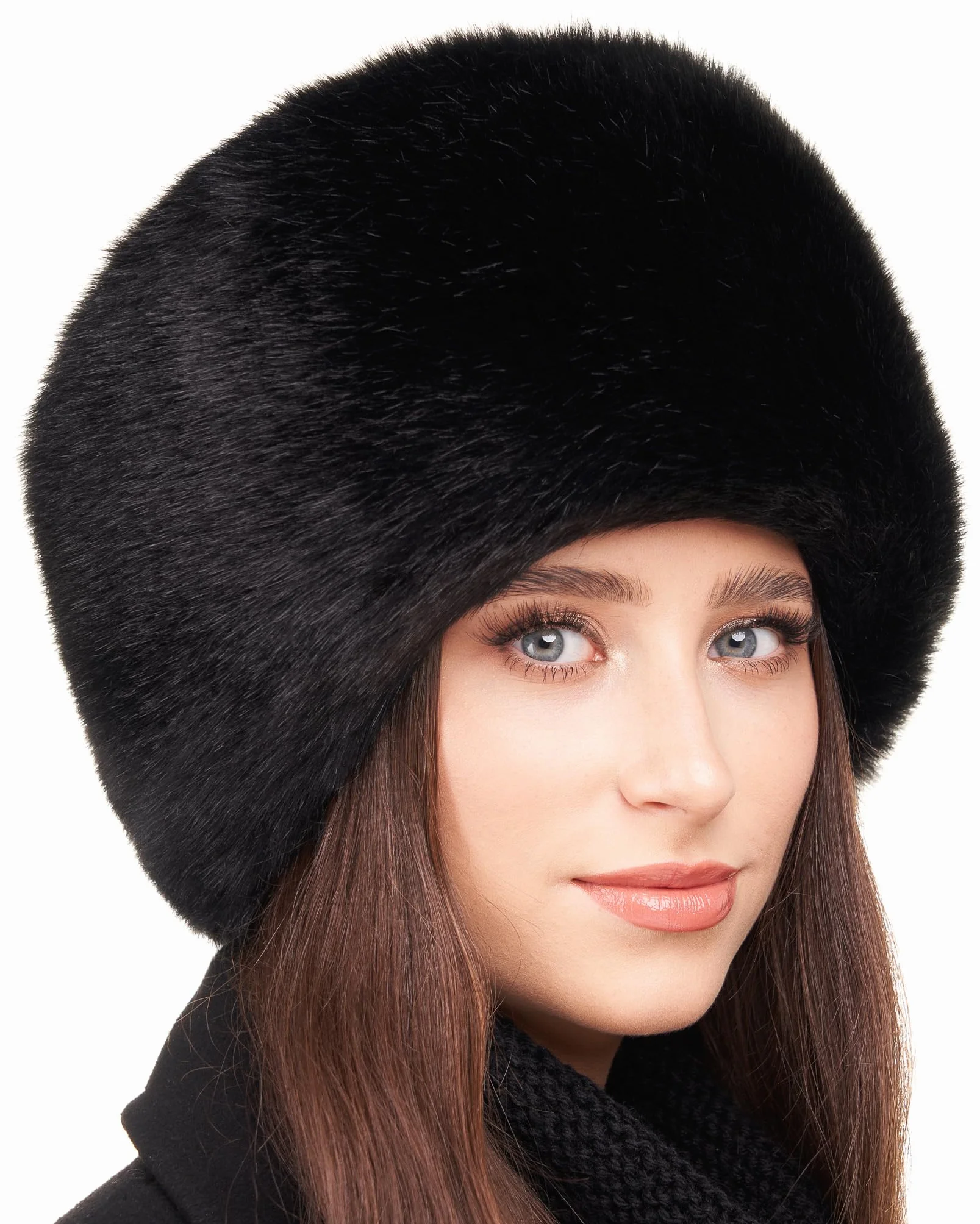 Futrzane Siberian Chapeau Cosaque - Bonnet Fourrure Femme - Chapka Russe Hiver
