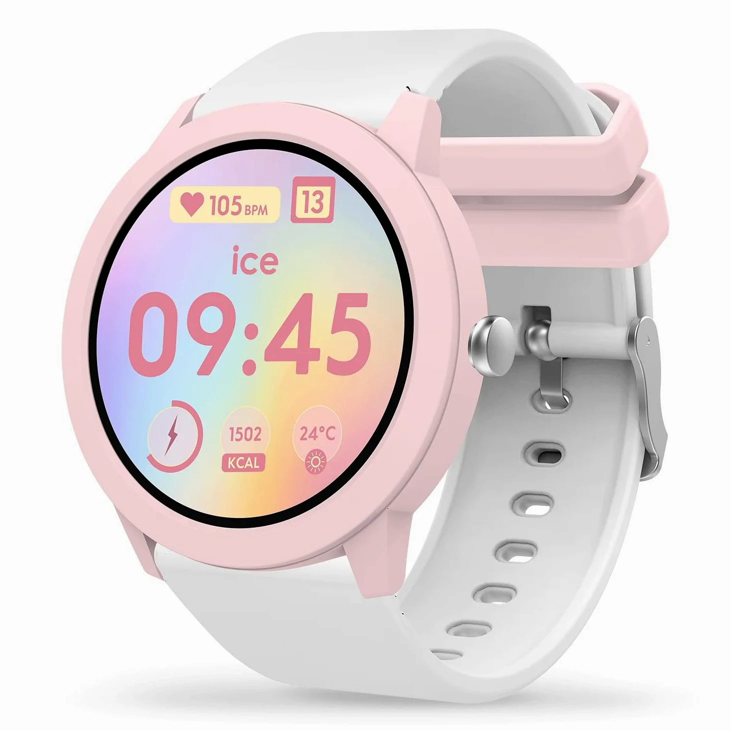 Ice-Watch - Ice Smart Junior 3.0 - Montre connectée Ronde pour Enfant avec Bracelet en Silicone (1.19 Pouces)