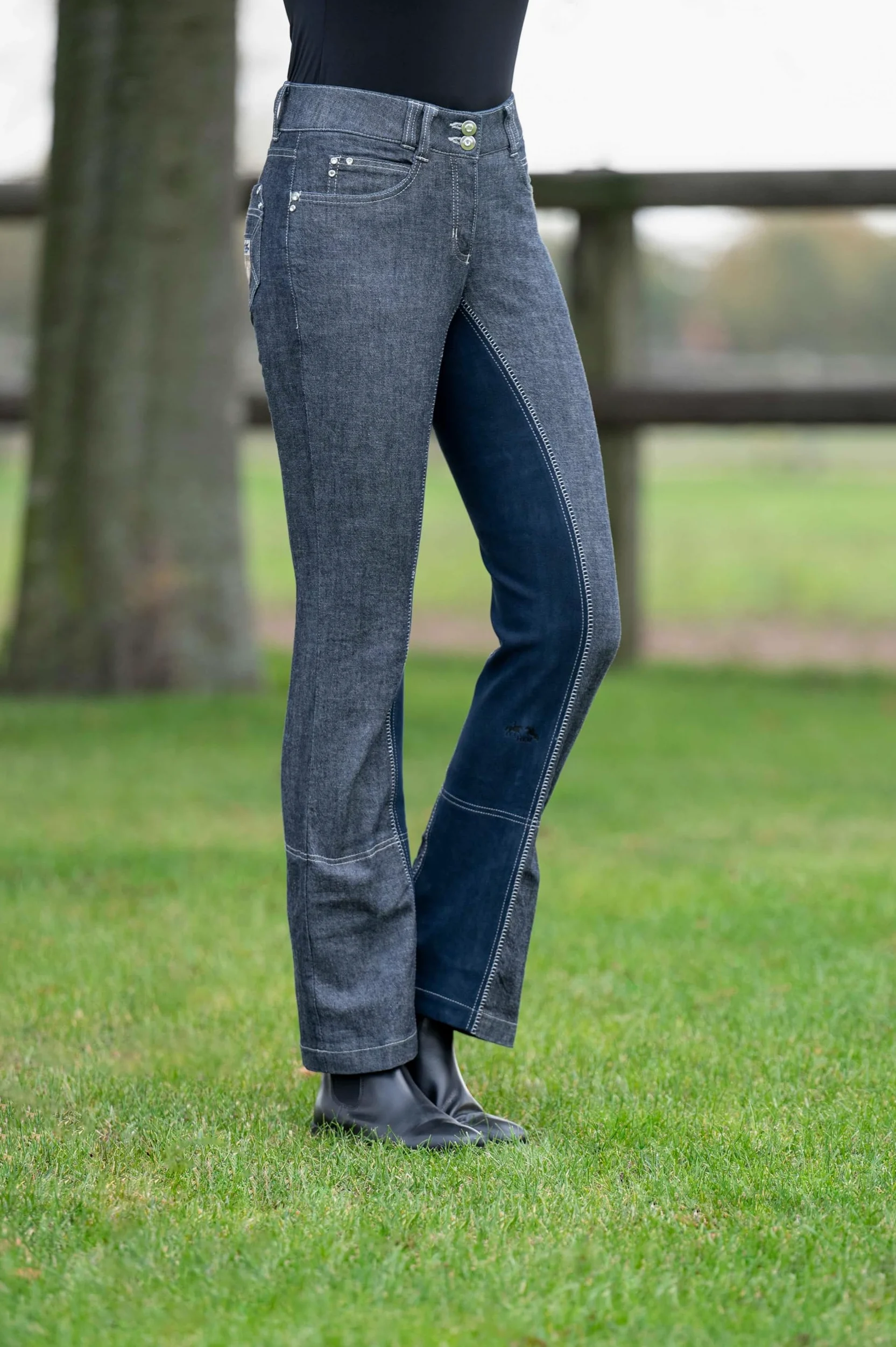 HKM Jodhpur Miss Blink- 1/1 Alos - Pantalon d'équitation pour Femme - Empiècement 6169