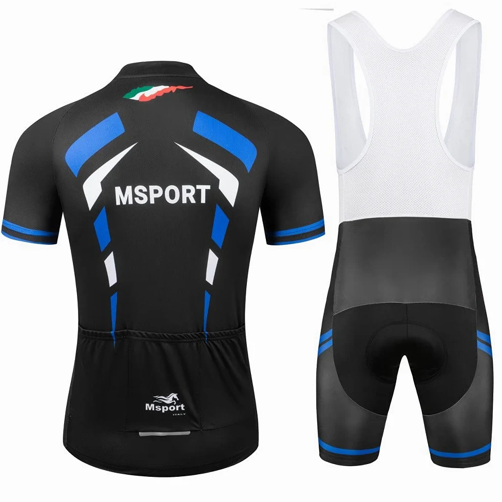 Vêtements de Cyclisme Respirants Séchage Rapide Maillot de Cyclisme Homme + Shorts 3D Gel Rembourré - Mod02B - 3XL