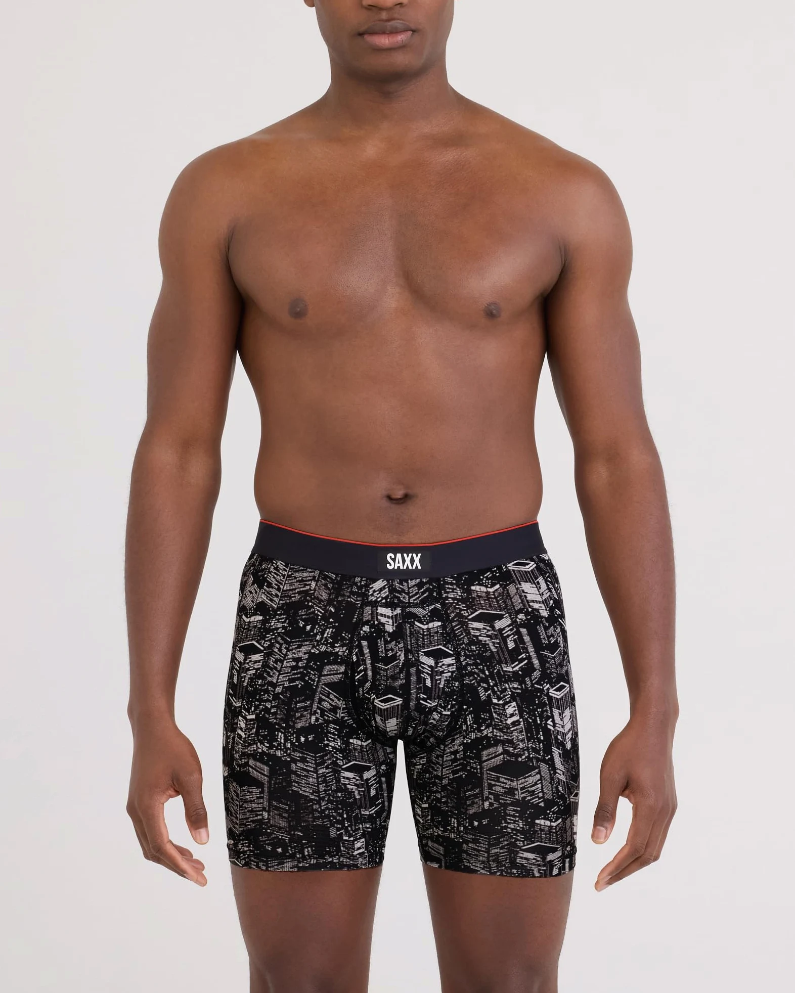 SAXX Underwear Co. Sous-vêtements pour homme avec poche Multi Sport Mesh Boxer Braguette