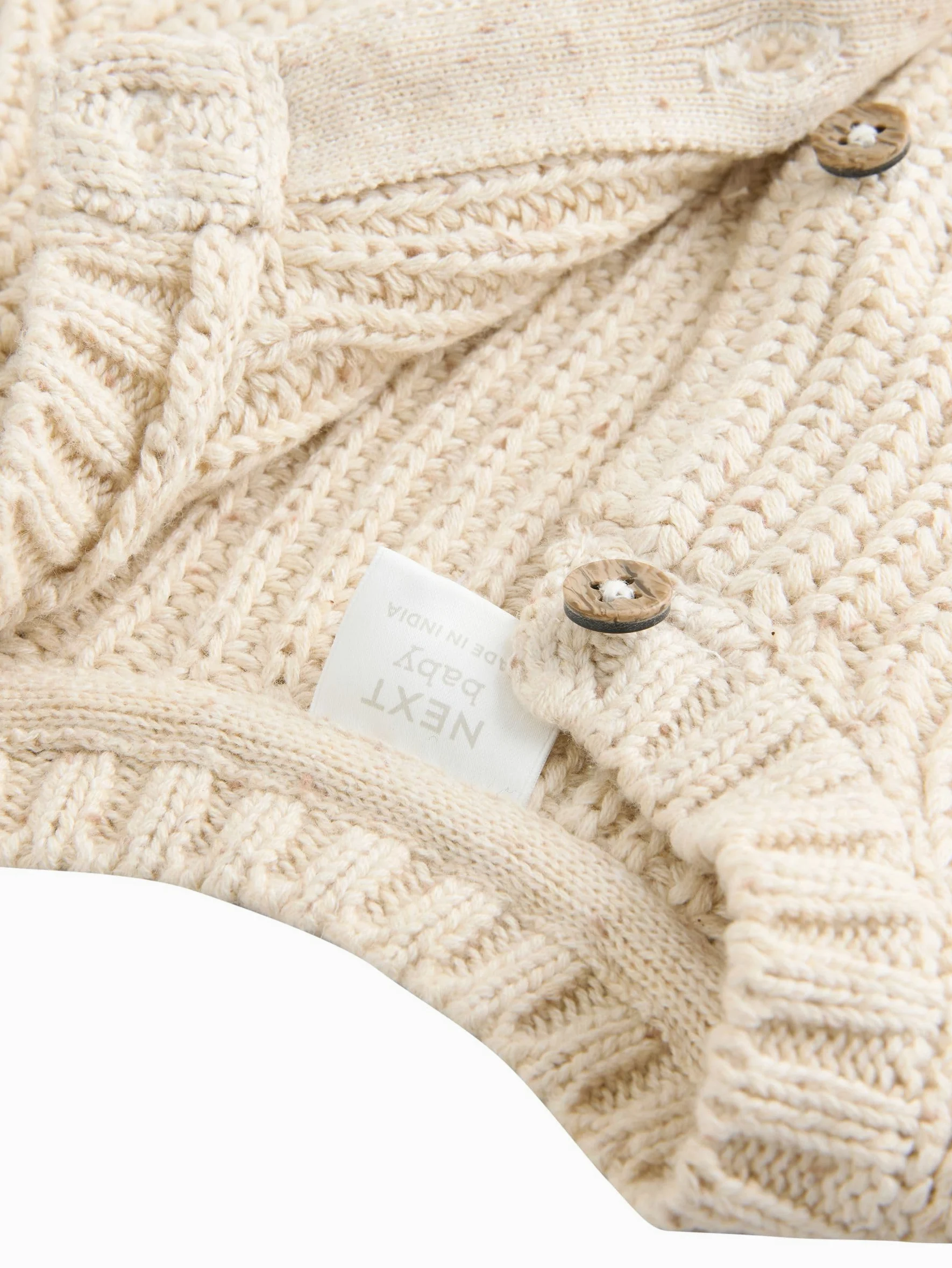 NEXT Bébé Cardigan épais en Maille brodée pour bébé