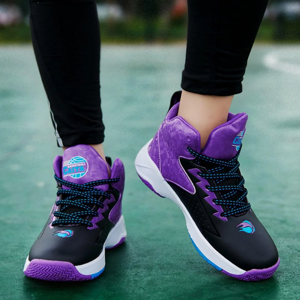 Chaussures de Basket-Ball pour garçons Chaussures de Basket-Ball pour Filles Chaussures de Sport et de Course à Pied
