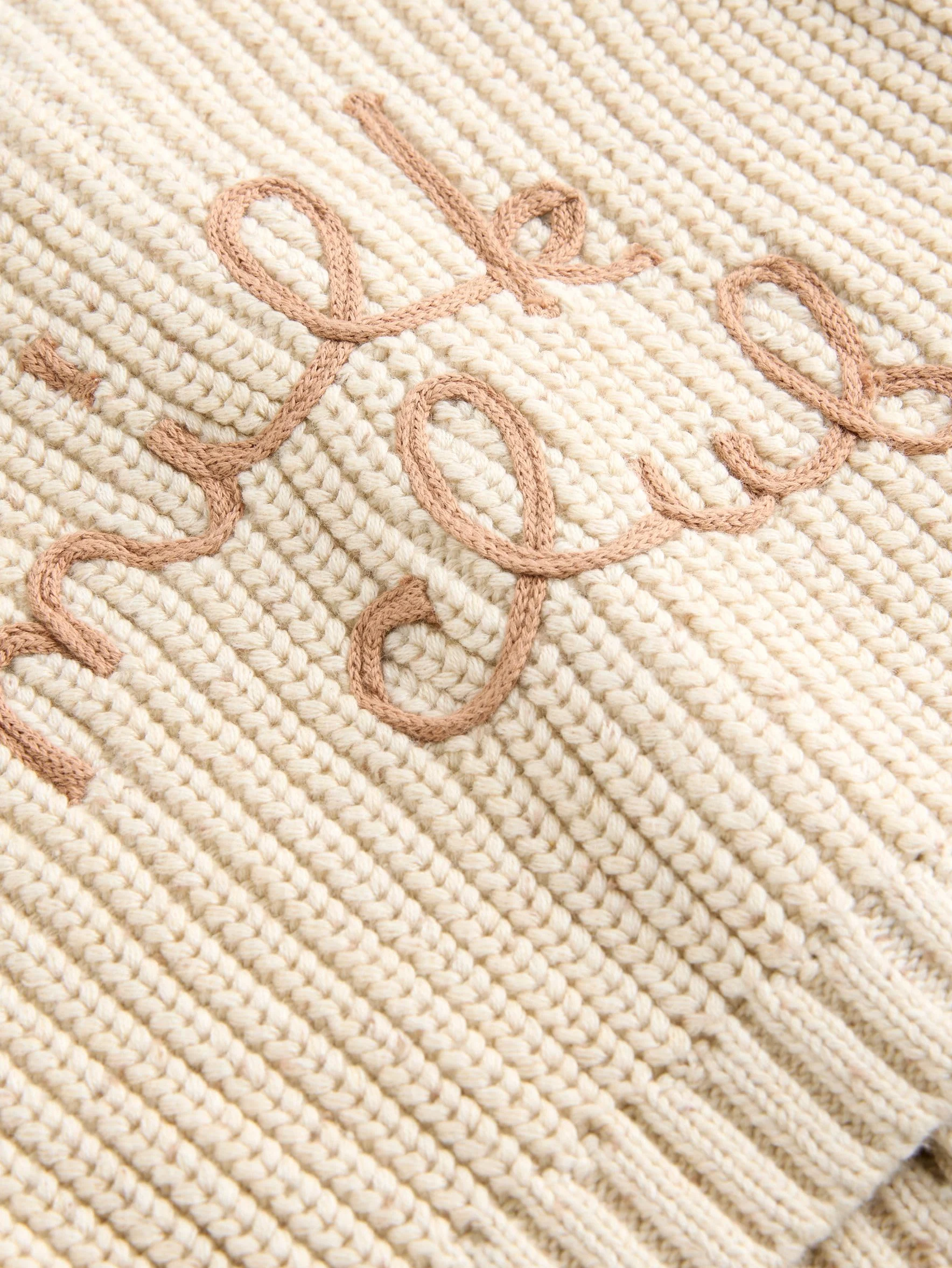 NEXT Bébé Cardigan épais en Maille brodée pour bébé