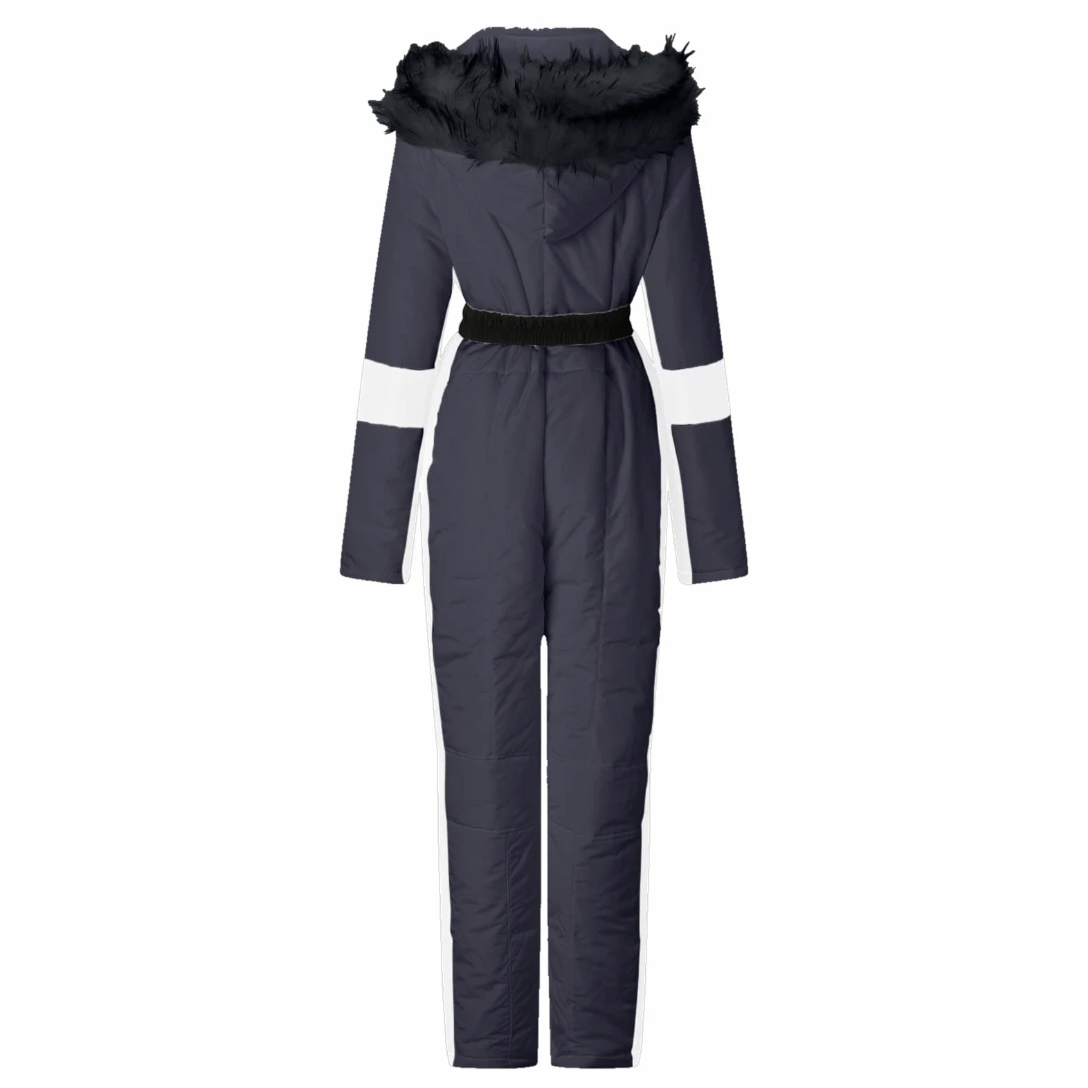 Générique Combinaison de Ski pour Femme Une Pièce Combinaison de Neige Chaude Combinaisons Ski Hiver Imperméable Veste Snowboard Longue Combinaisons Ski Chaud 2026 pour Sports Neige Capuche