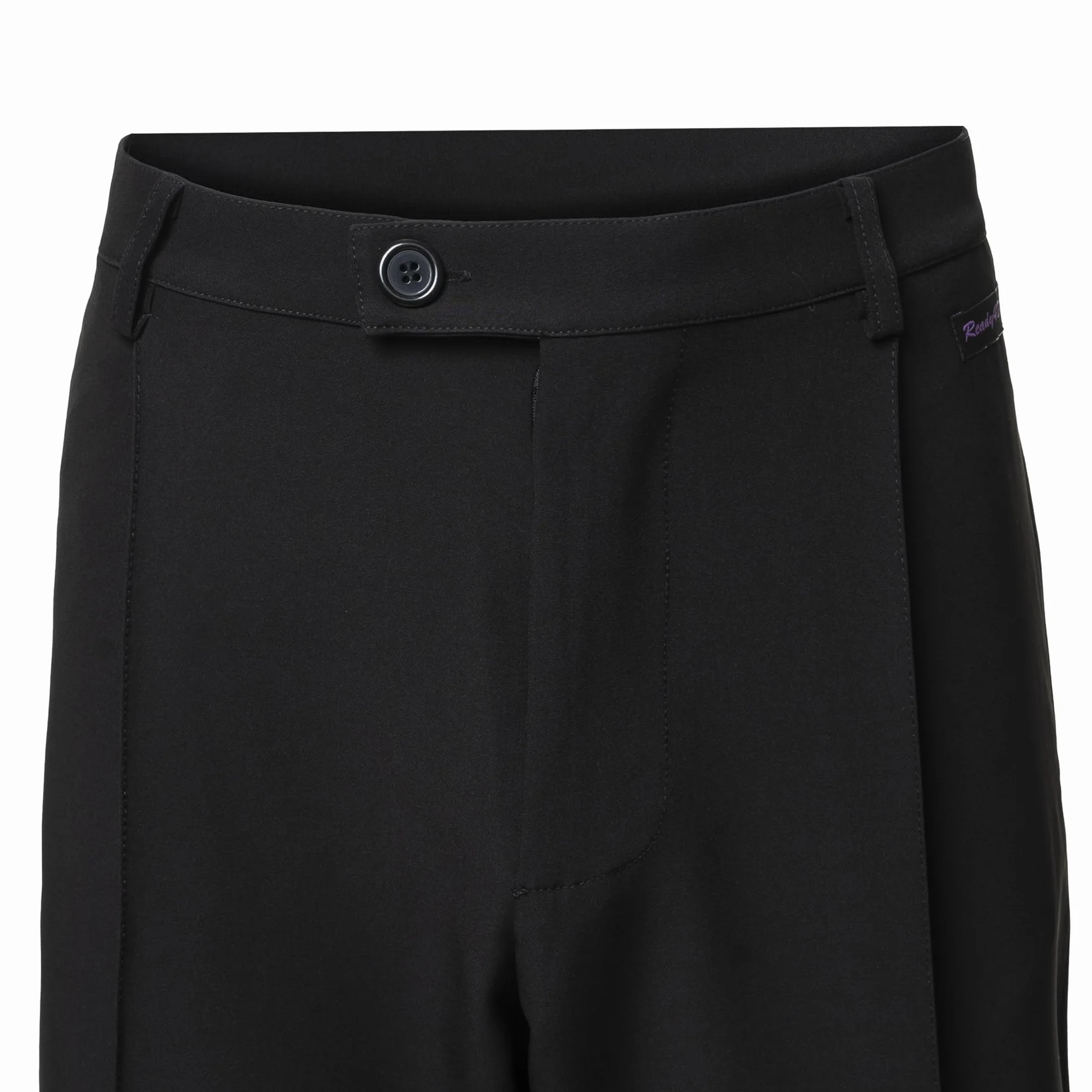 Pantalon pour homme pour danse standard et danse de salle avec plis devant et poches passepoilées