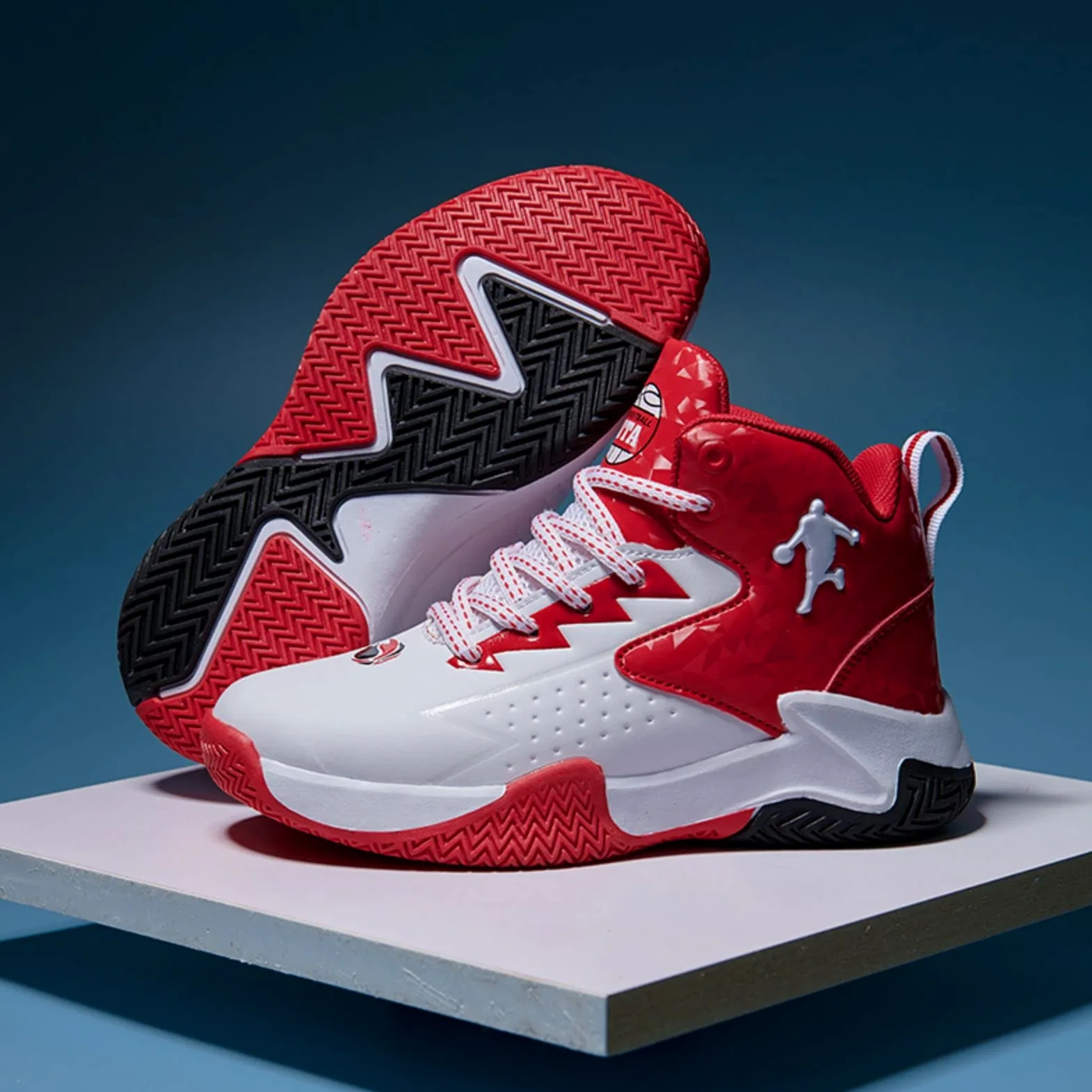 Chaussures de Basket pour Grand Enfant Adolescent, Antidérapantes Respirantes Confortables pour Garçons et Filles