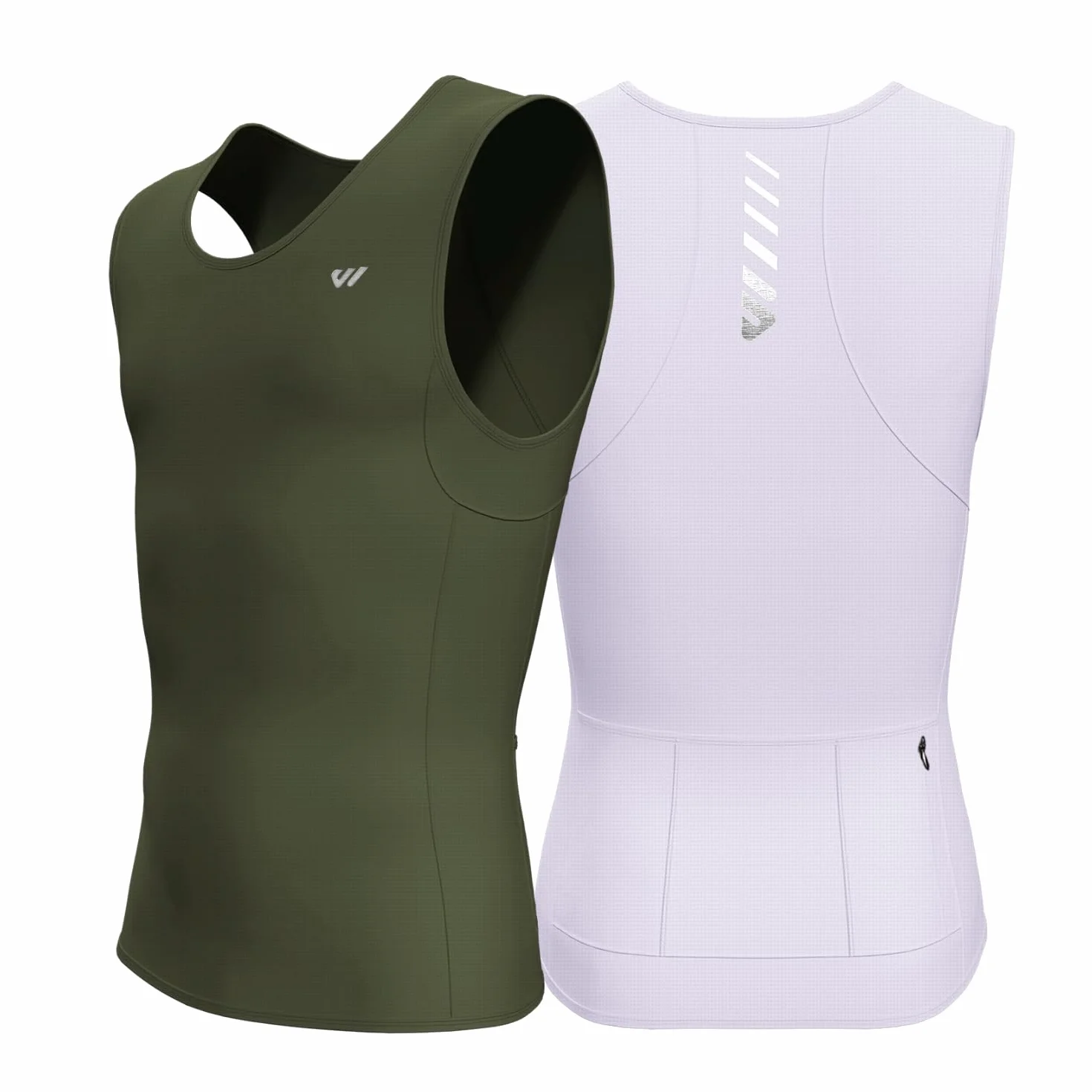 Lo.Gas Maillot de Cyclisme de Course pour Homme, sans Manches, léger et Respirant, avec Poche arrière