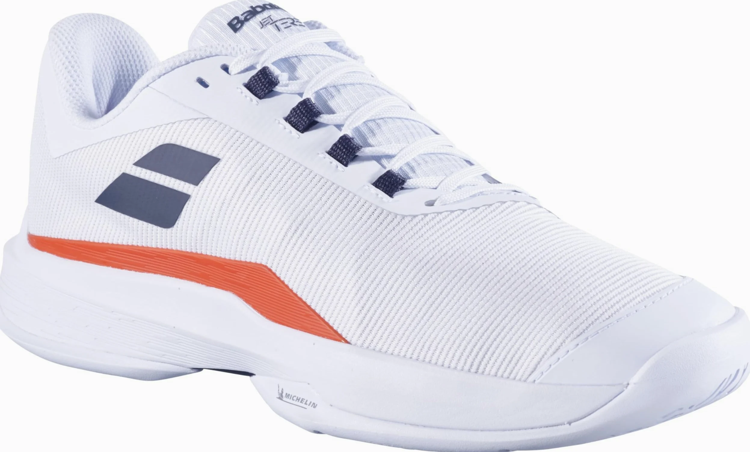 Babolat, Chaussures de Tennis Modèle Jet TERE 2 AC M, Empeigne en Mesh Respirant, Semelle EVA Amortissante, Renforts Latéraux pour Stabilité, Semelle Michelin Durable