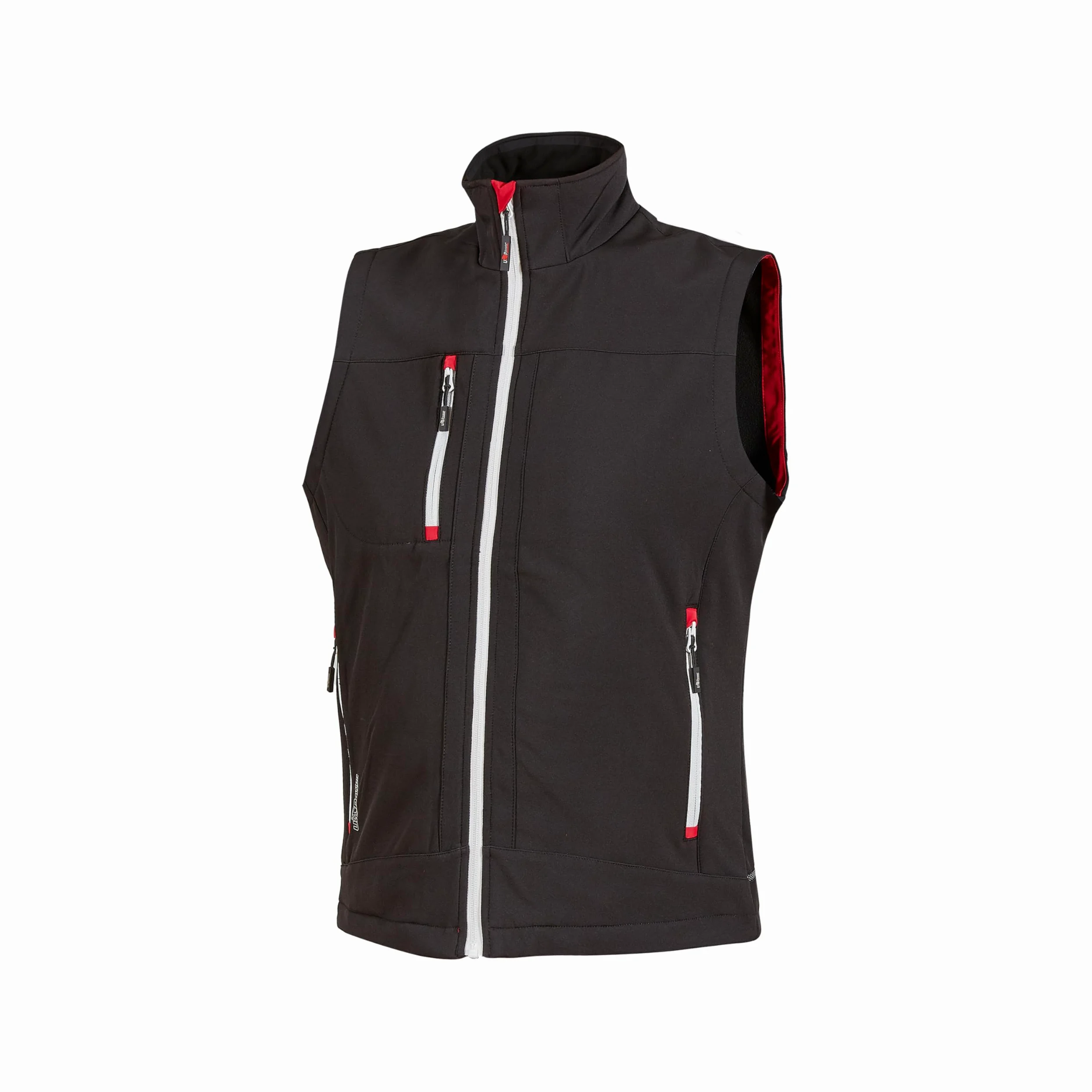 U-Power - Gilet de travail sans manches noir Stretch CLIMB