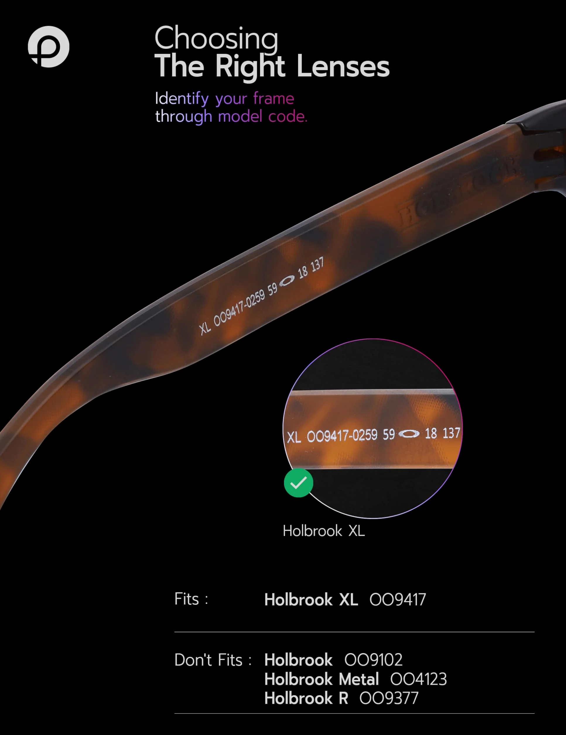 Verres de remplacement pour Oakley Holbrook XL OO9417
