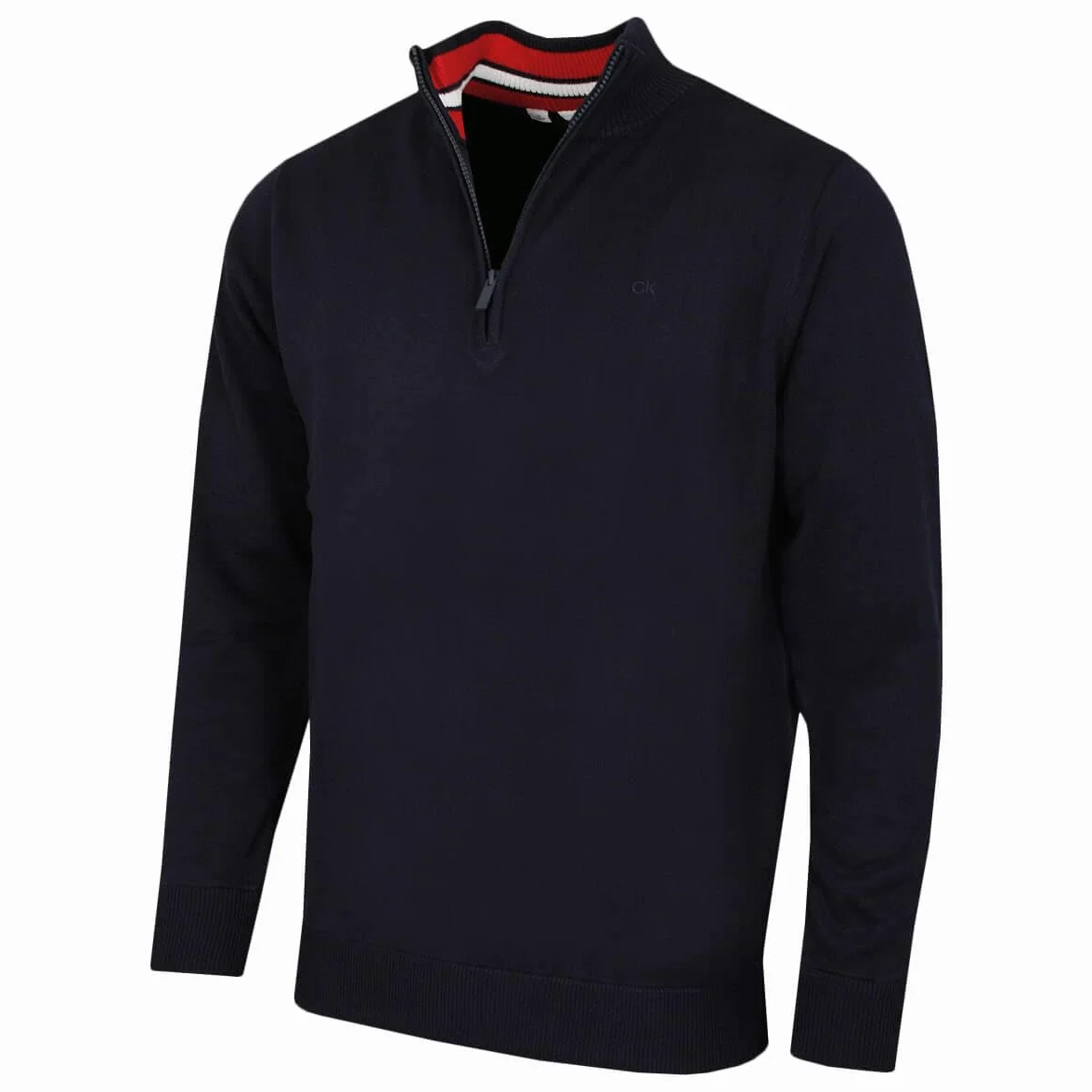 Calvin Klein 2026 Bruyère Demi-Zip Doux Sweatshirt Pullover Homme