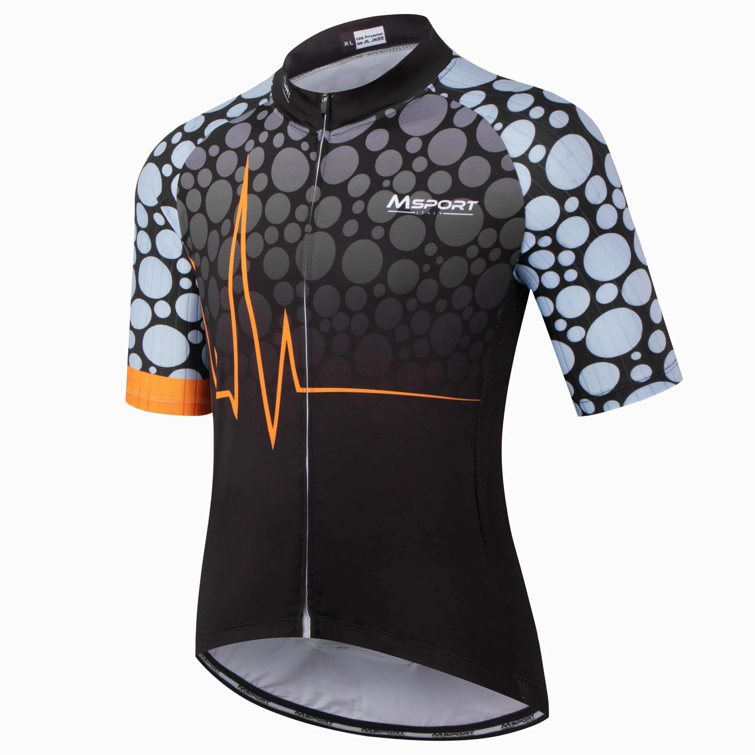 Msport Ensemble de Cyclisme Respirant à Séchage Rapide – Tenue Cyclisme Maillot Homme + Cuissard Rembourré Gel 5D - M06 XL