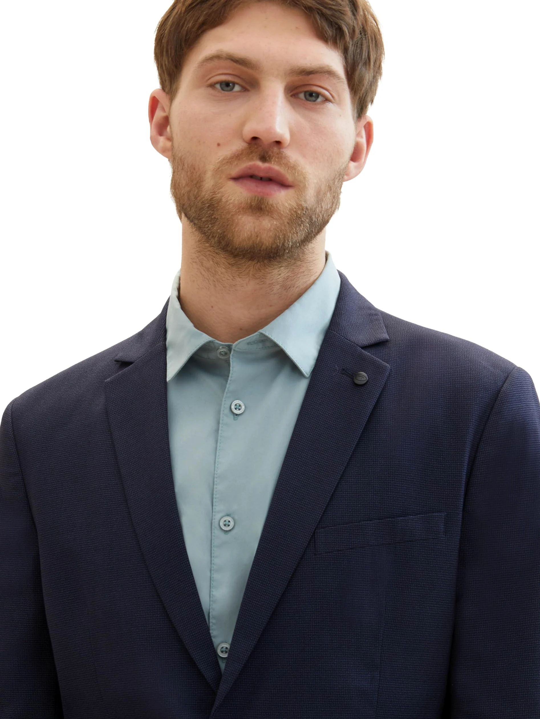 TOM TAILOR Veste en Jersey piqué Stretch Homme