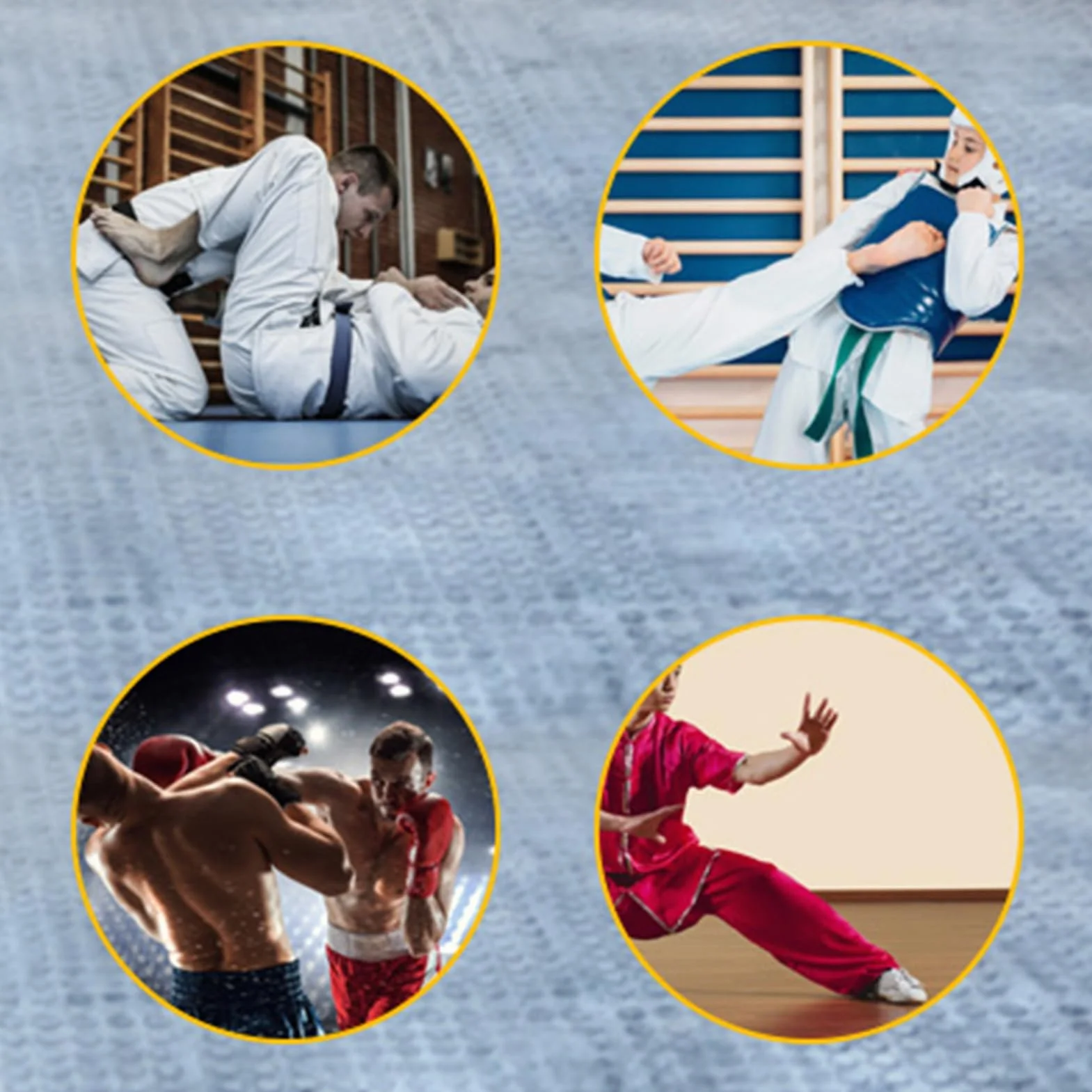Alomejor Chaussures de Taekwondo Chaussures d'entraînement Respirantes Antidérapantes pour Le Karaté Taichi Boxing Taekwondo