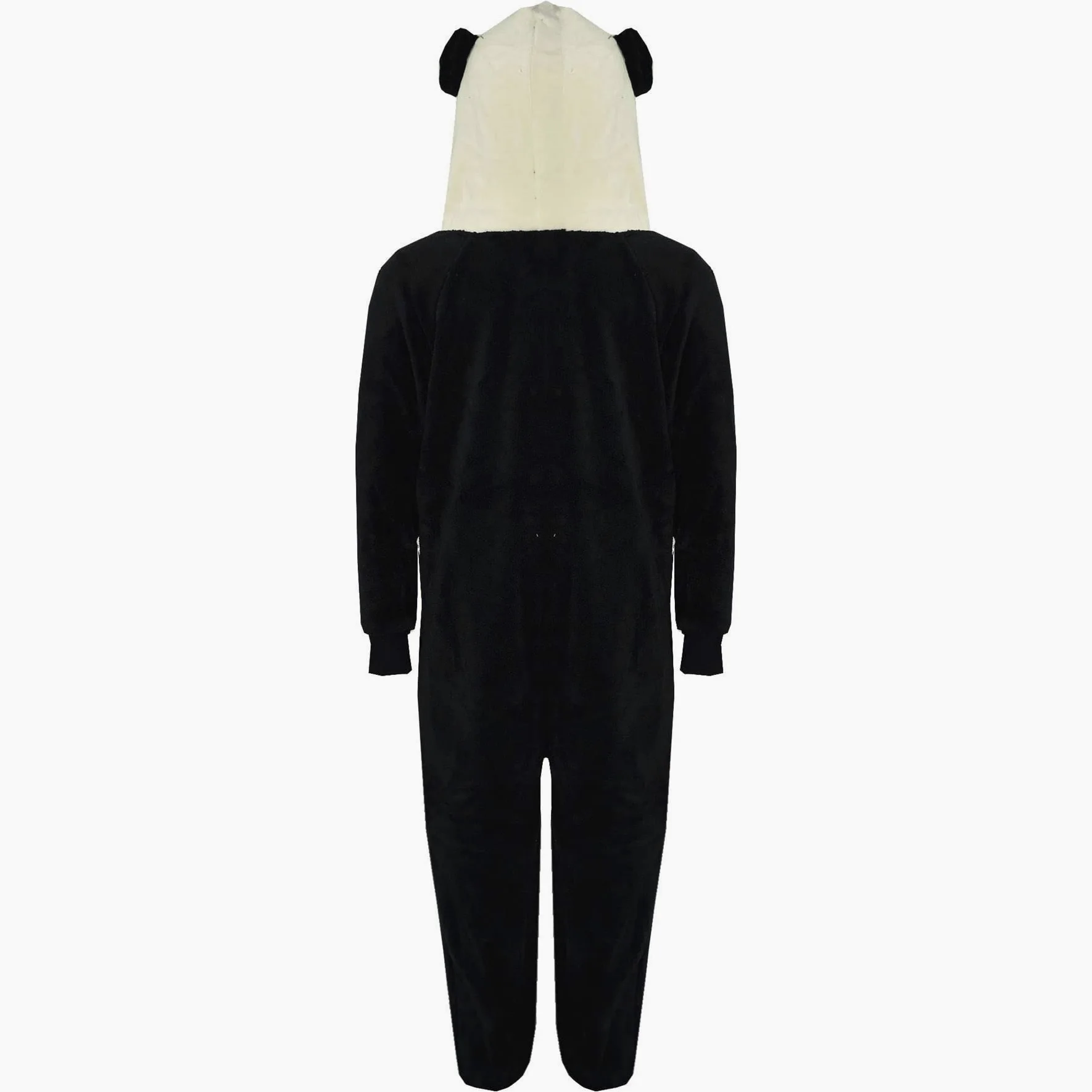 A2Z 4 Enfants Filles Garçons Polaire Combinaison Une Pièce À Capuche Animal Super Doux Panda Combinaison Pyjama Journée Mondiale du Livre Costume Cadeau pour Enfants Filles et Garçons 2-13 Ans