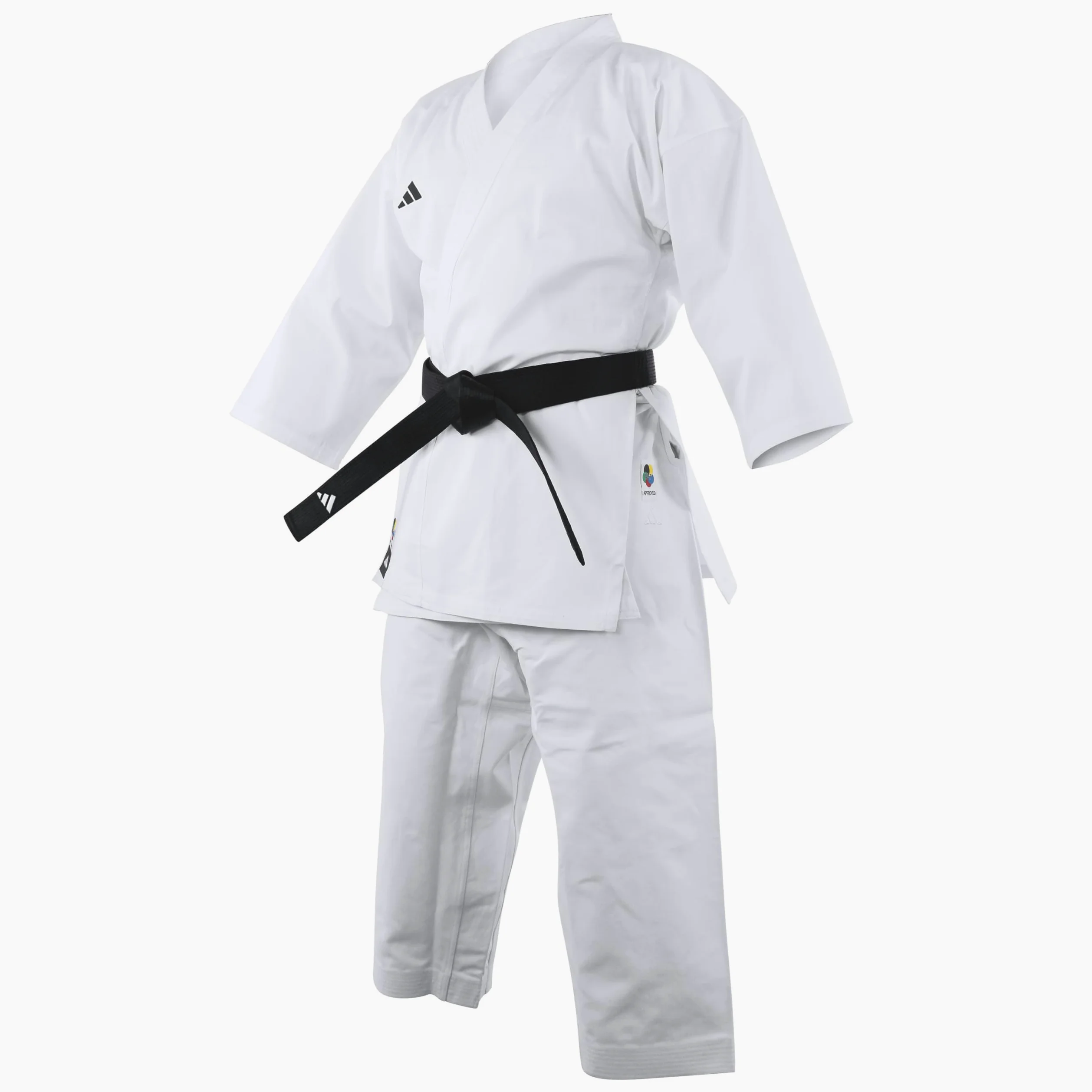 adidas Kimono de Karaté Club (Couleur : Blanc - Taille : 170 - Broderie :)