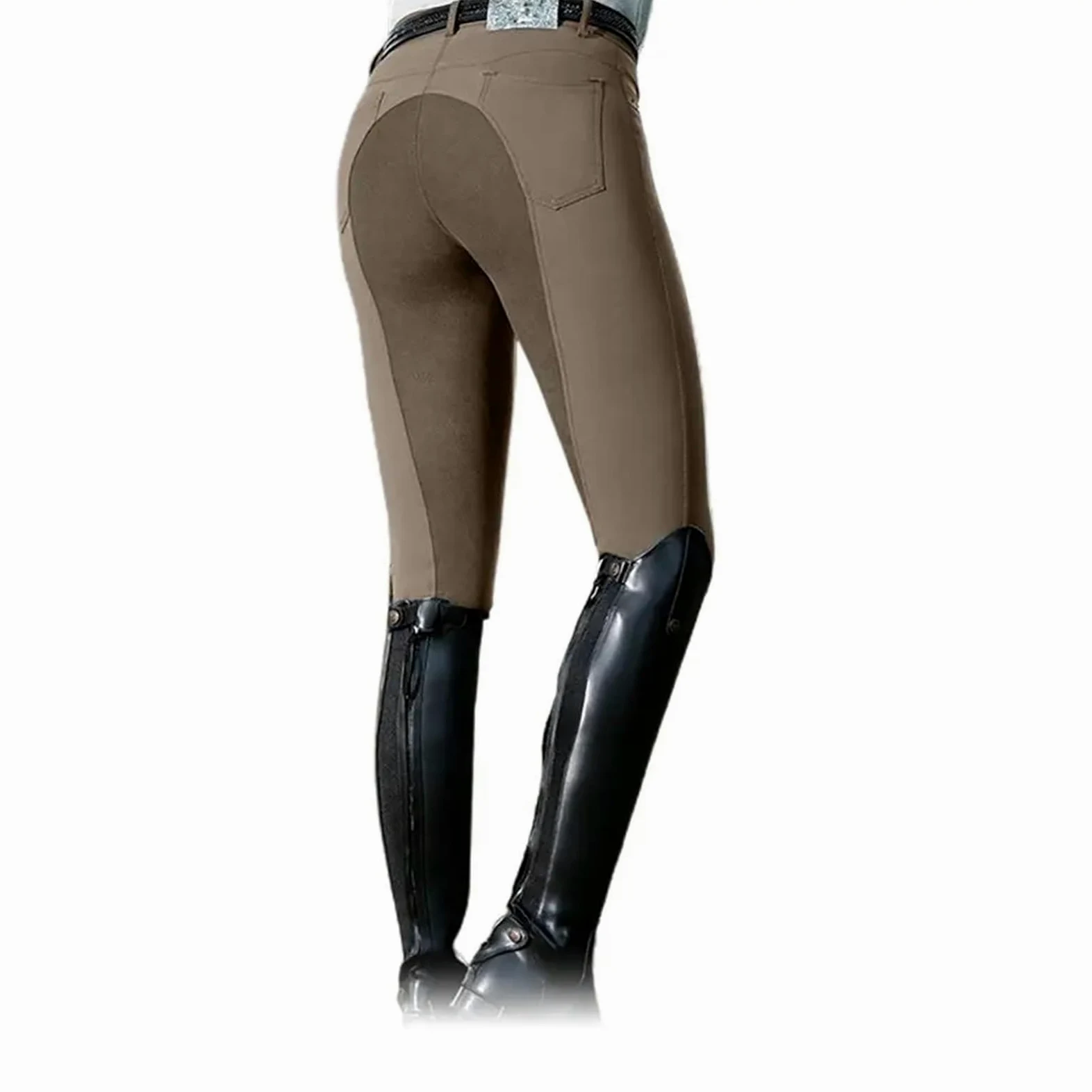 Pantalons d'équitation for Femmes et Hommes, Pantalons Taille Haute à la Mode, Pantalons de Cyclisme Solides